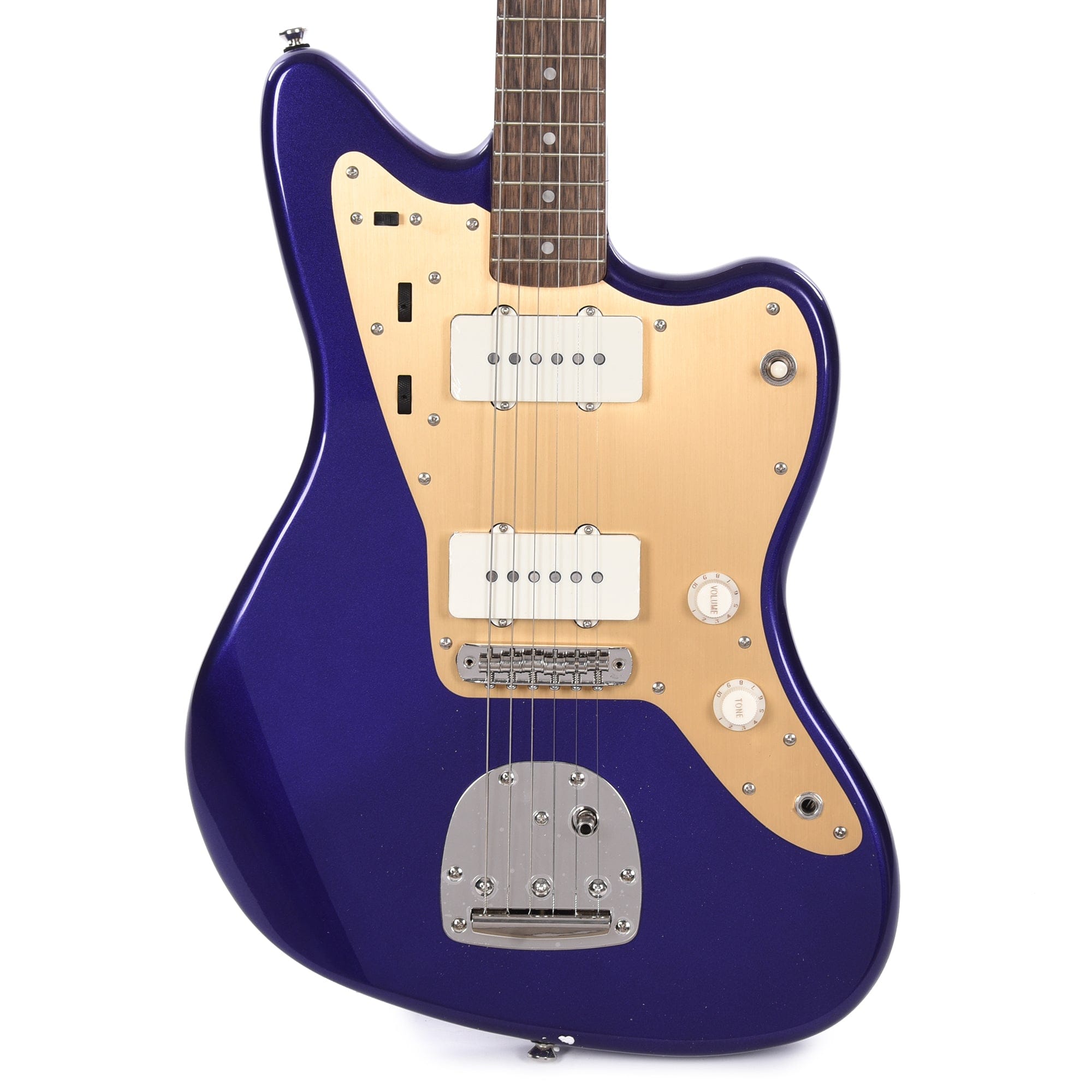 Squier Classic Vibe '60s Jazzmaster Purple Metallic w/Anodized Gold Pickguard Electric Guitars / Solid Body