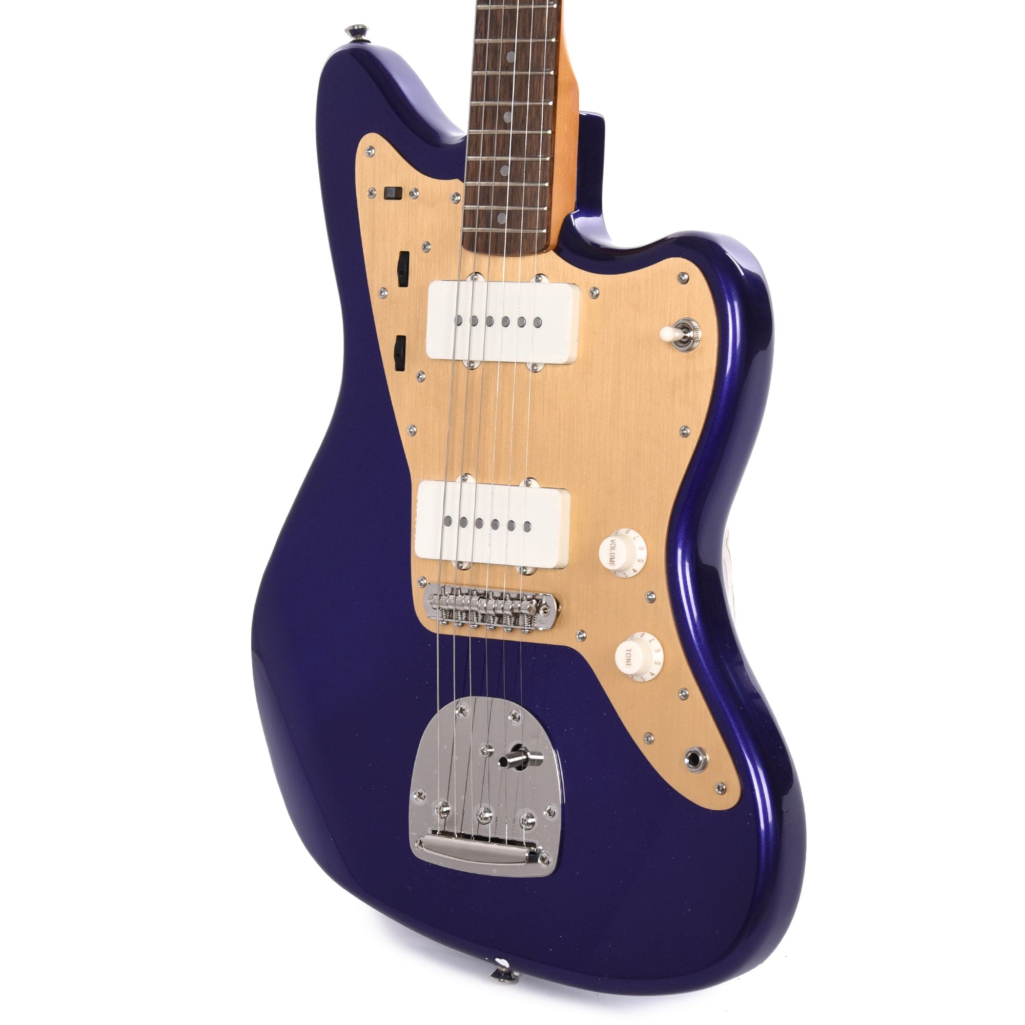 Squier Classic Vibe '60s Jazzmaster Purple Metallic w/Anodized Gold Pickguard Electric Guitars / Solid Body