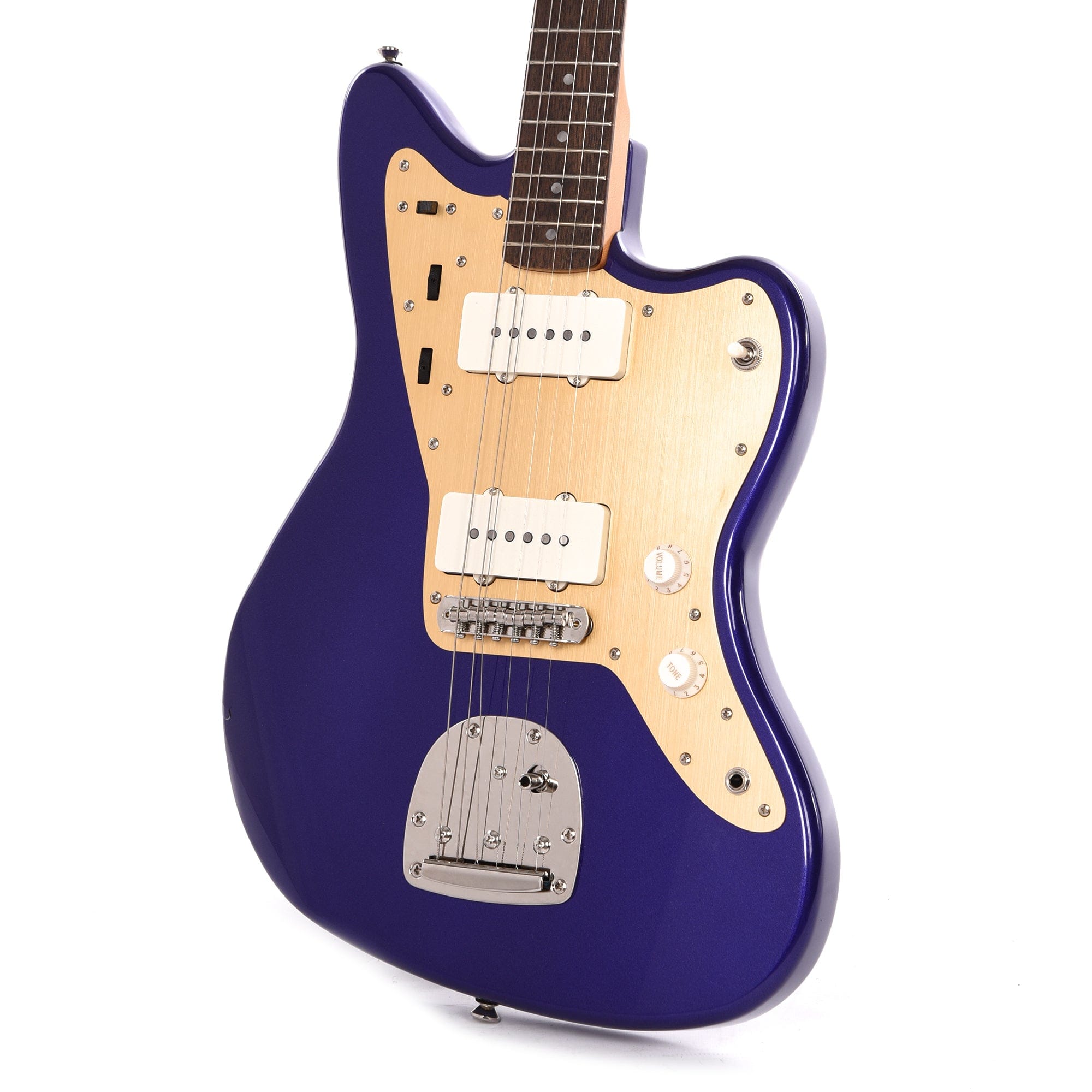 Squier Classic Vibe '60s Jazzmaster Purple Metallic w/Anodized Gold Pickguard Electric Guitars / Solid Body
