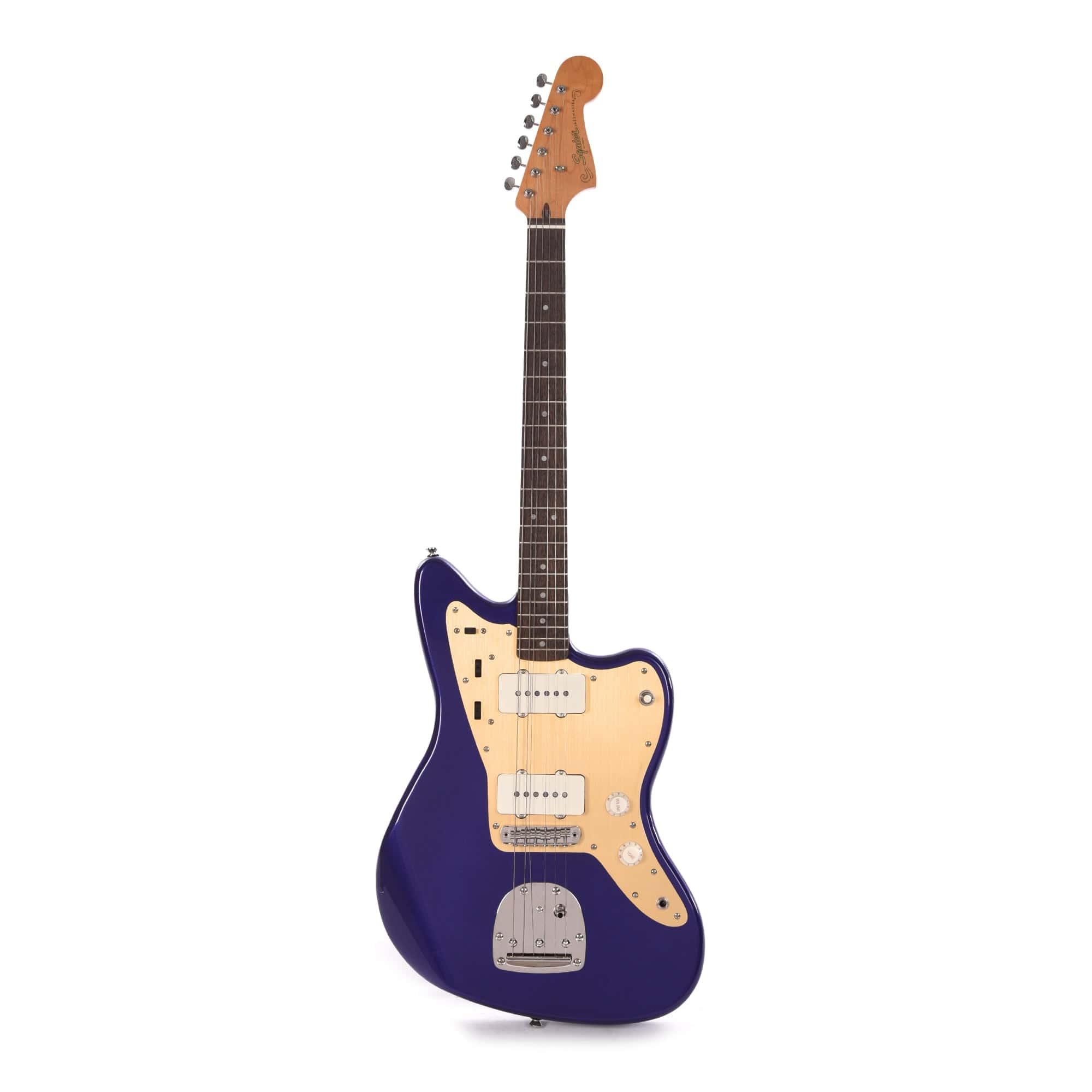 Squier Classic Vibe '60s Jazzmaster Purple Metallic w/Anodized Gold Pickguard Electric Guitars / Solid Body