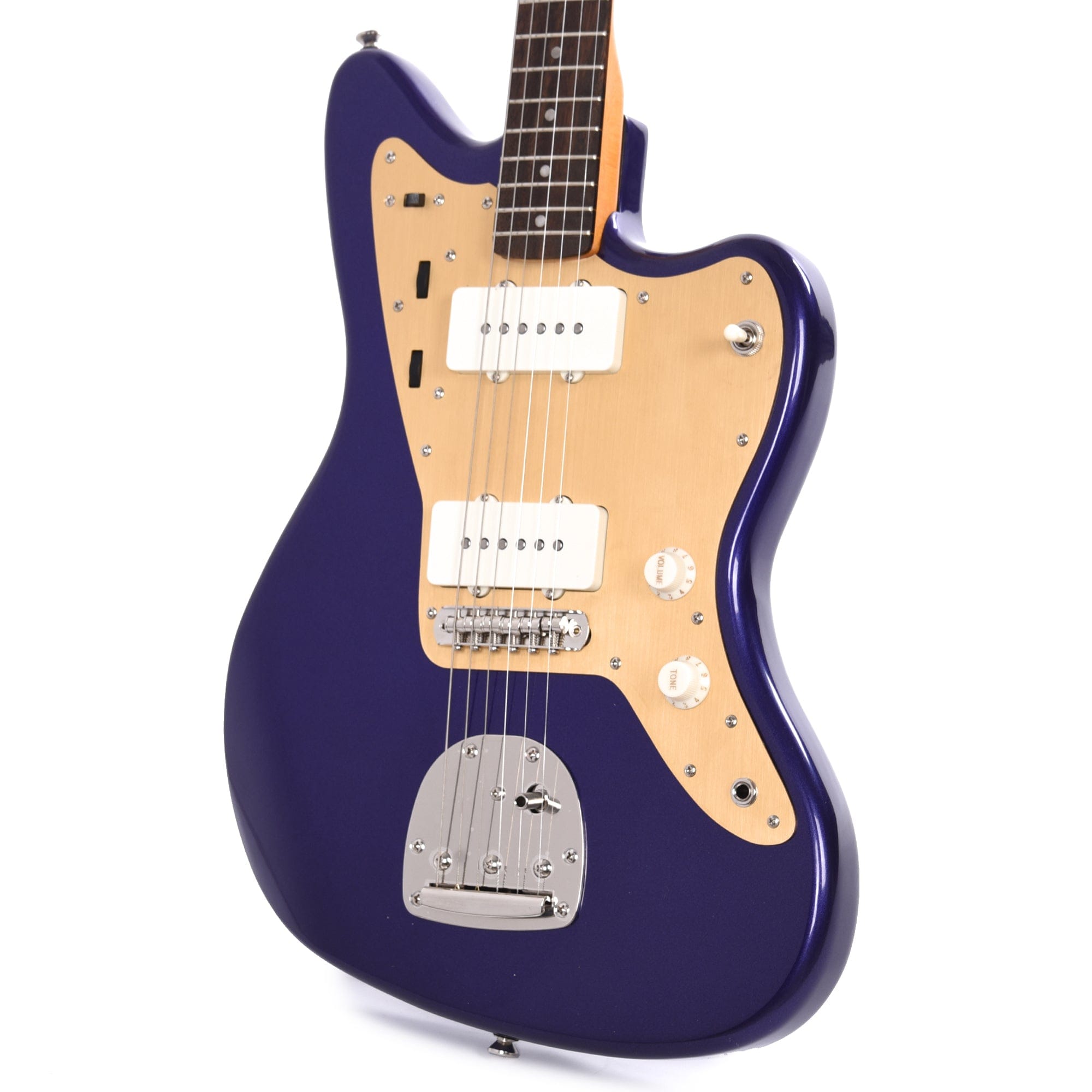 Squier Classic Vibe '60s Jazzmaster Purple Metallic w/Anodized Gold Pickguard Electric Guitars / Solid Body