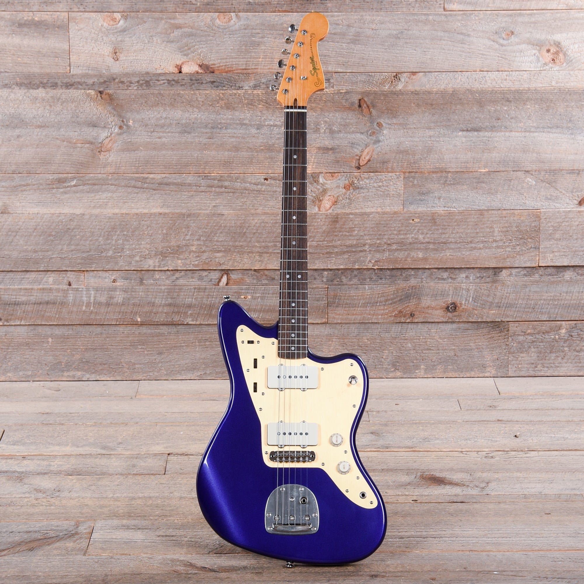 Squier Classic Vibe '60s Jazzmaster Purple Metallic w/Anodized Gold Pickguard Electric Guitars / Solid Body