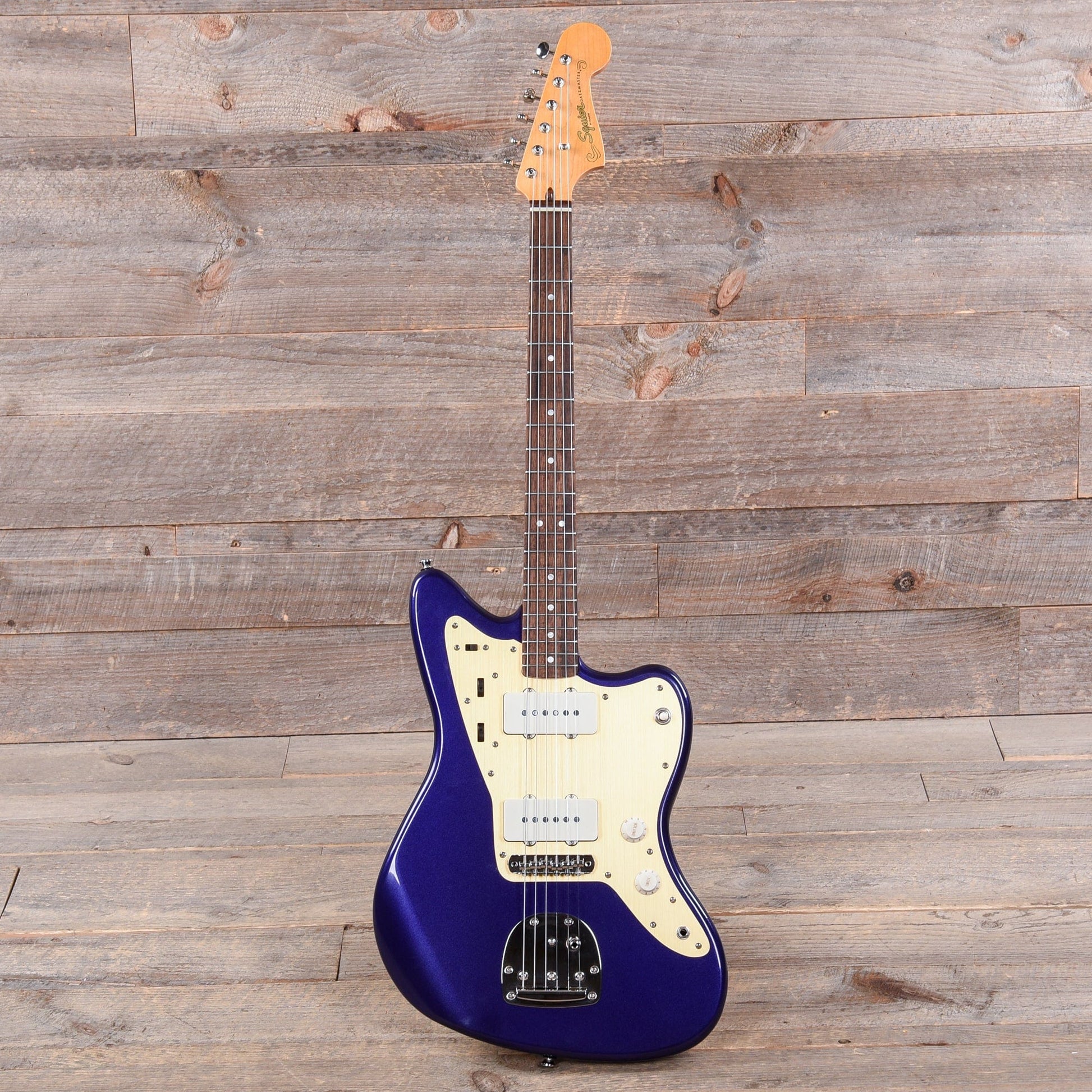 Squier Classic Vibe '60s Jazzmaster Purple Metallic w/Anodized Gold Pickguard Electric Guitars / Solid Body