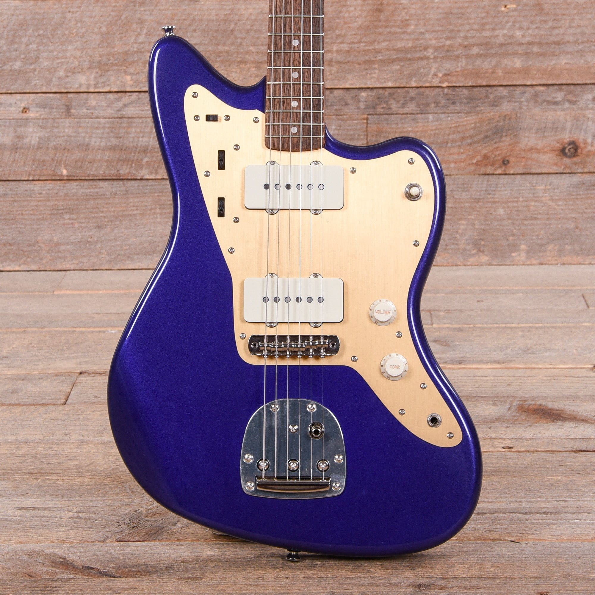 Squier Classic Vibe '60s Jazzmaster Purple Metallic w/Anodized Gold Pickguard Electric Guitars / Solid Body