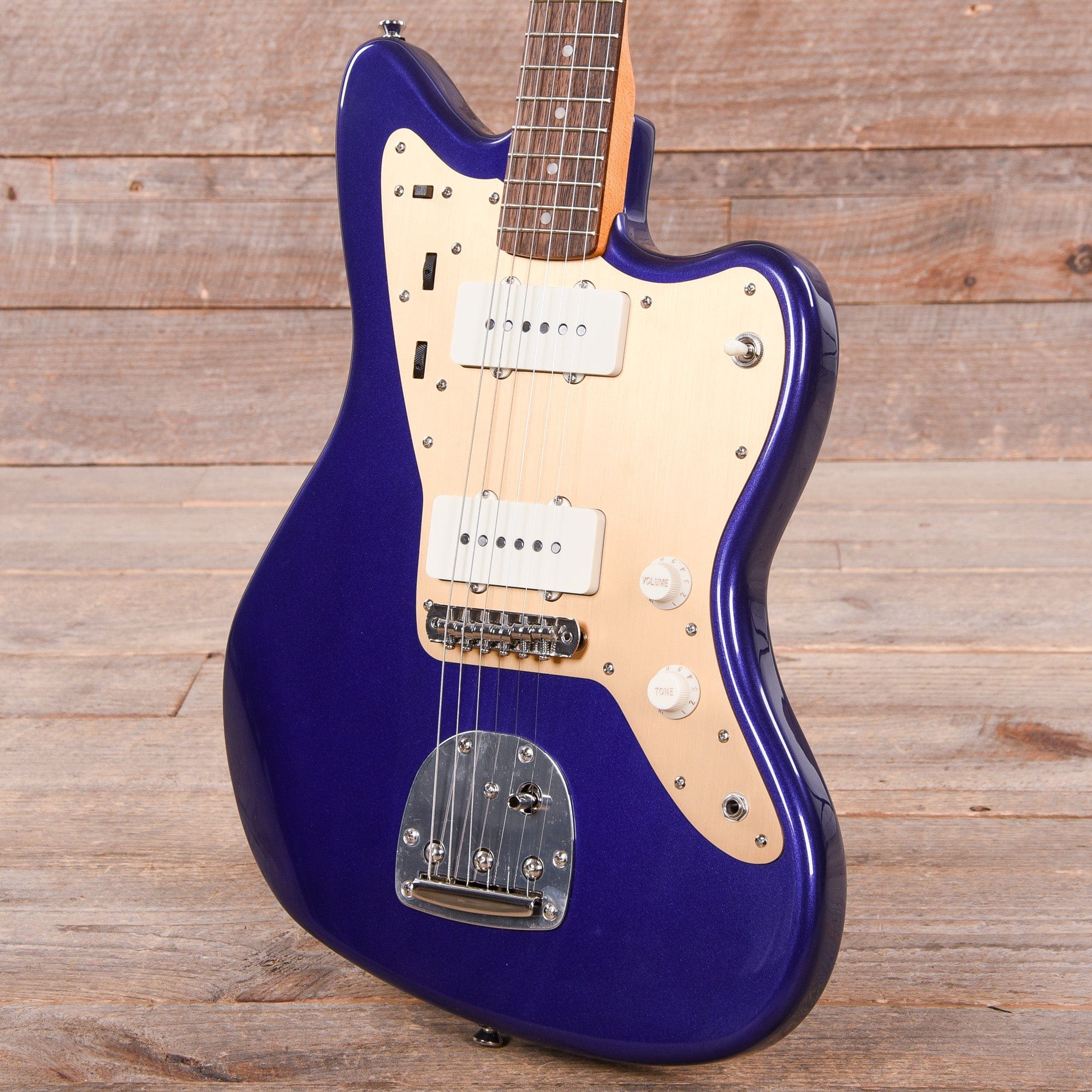 Squier Classic Vibe '60s Jazzmaster Purple Metallic w/Anodized Gold Pickguard Electric Guitars / Solid Body