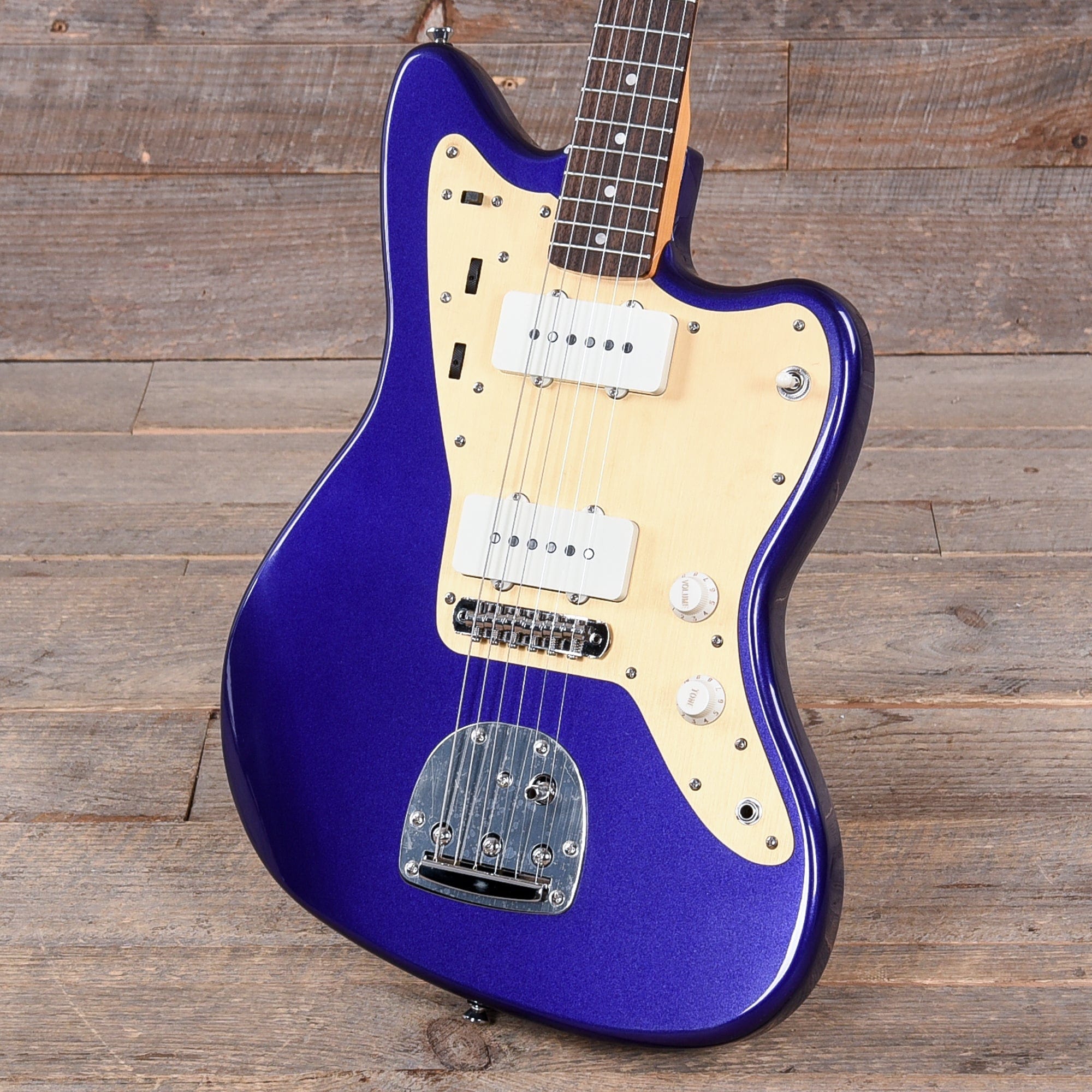Squier Classic Vibe '60s Jazzmaster Purple Metallic w/Anodized Gold Pickguard Electric Guitars / Solid Body