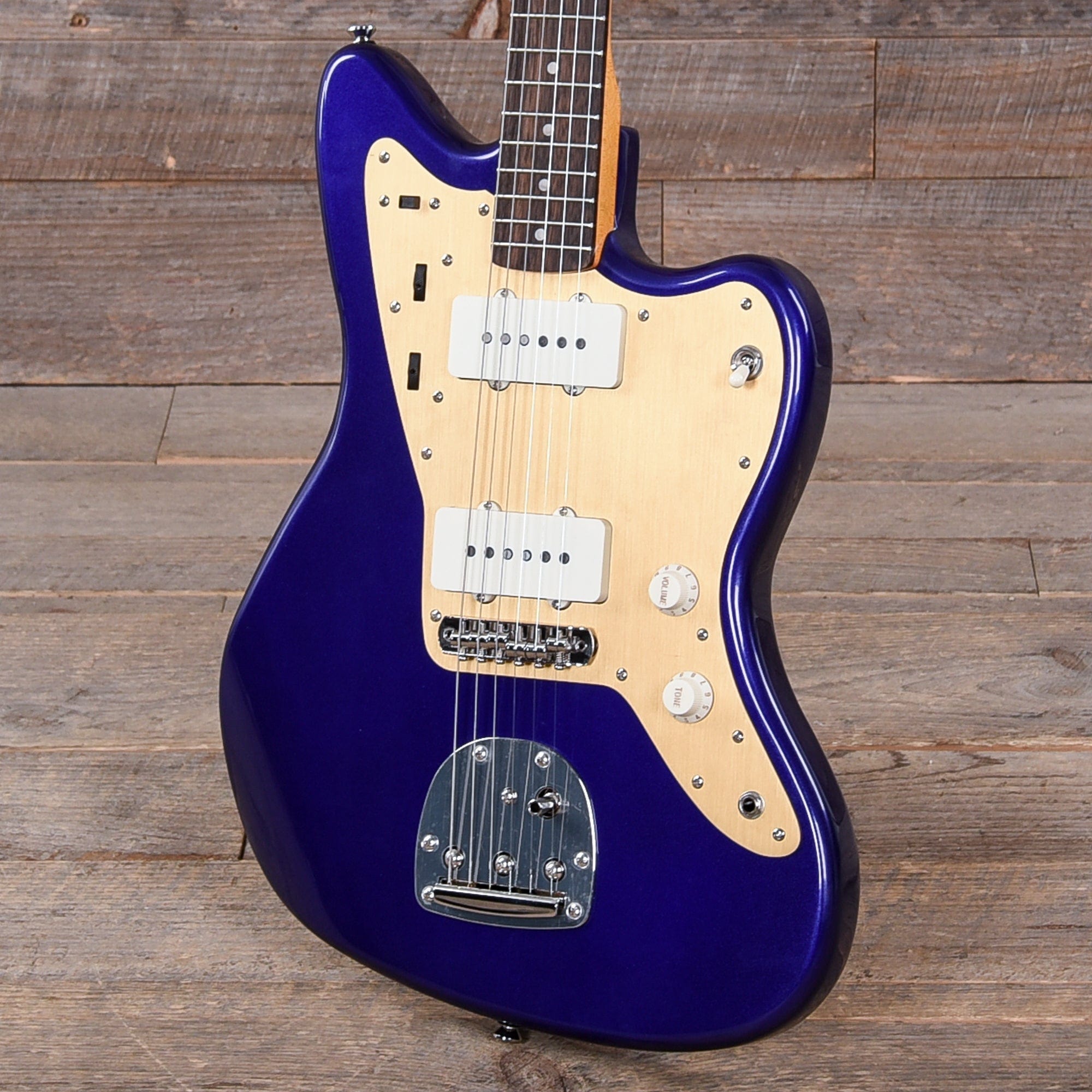 Squier Classic Vibe '60s Jazzmaster Purple Metallic w/Anodized Gold Pickguard Electric Guitars / Solid Body
