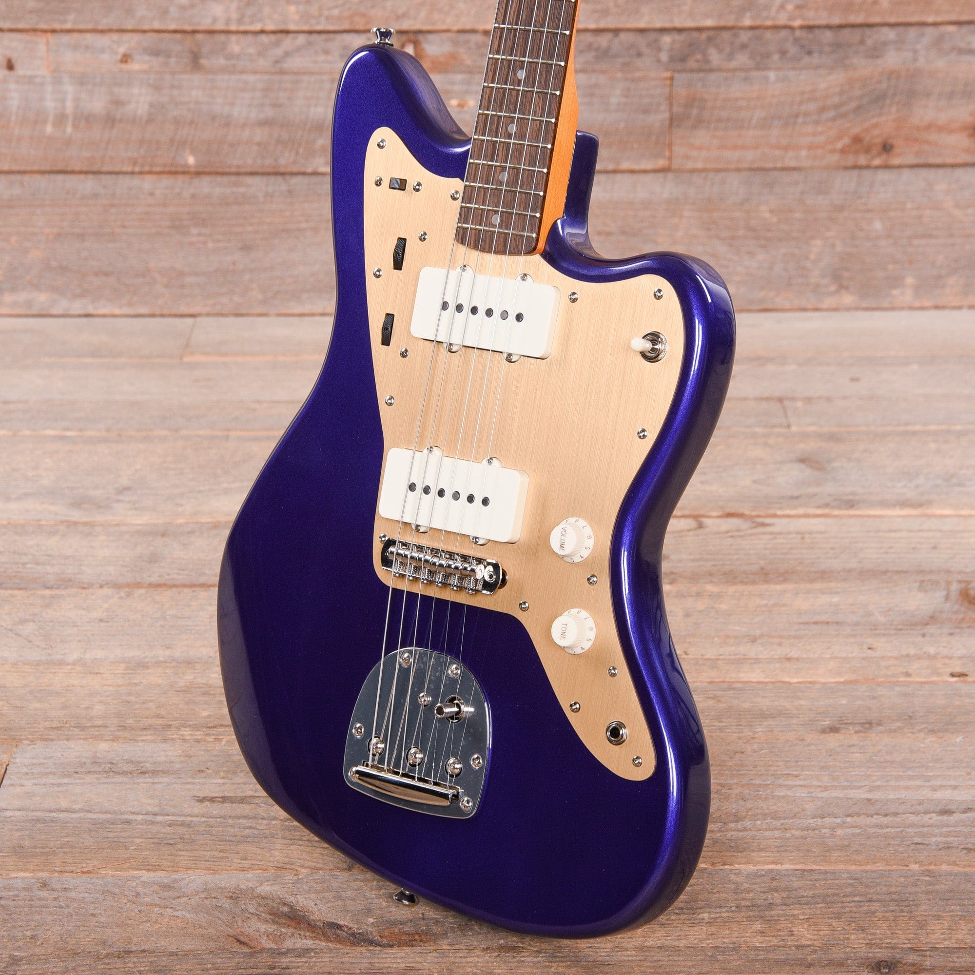 Squier Classic Vibe '60s Jazzmaster Purple Metallic w/Anodized Gold Pickguard (CME Exclusive) USED Electric Guitars / Solid Body