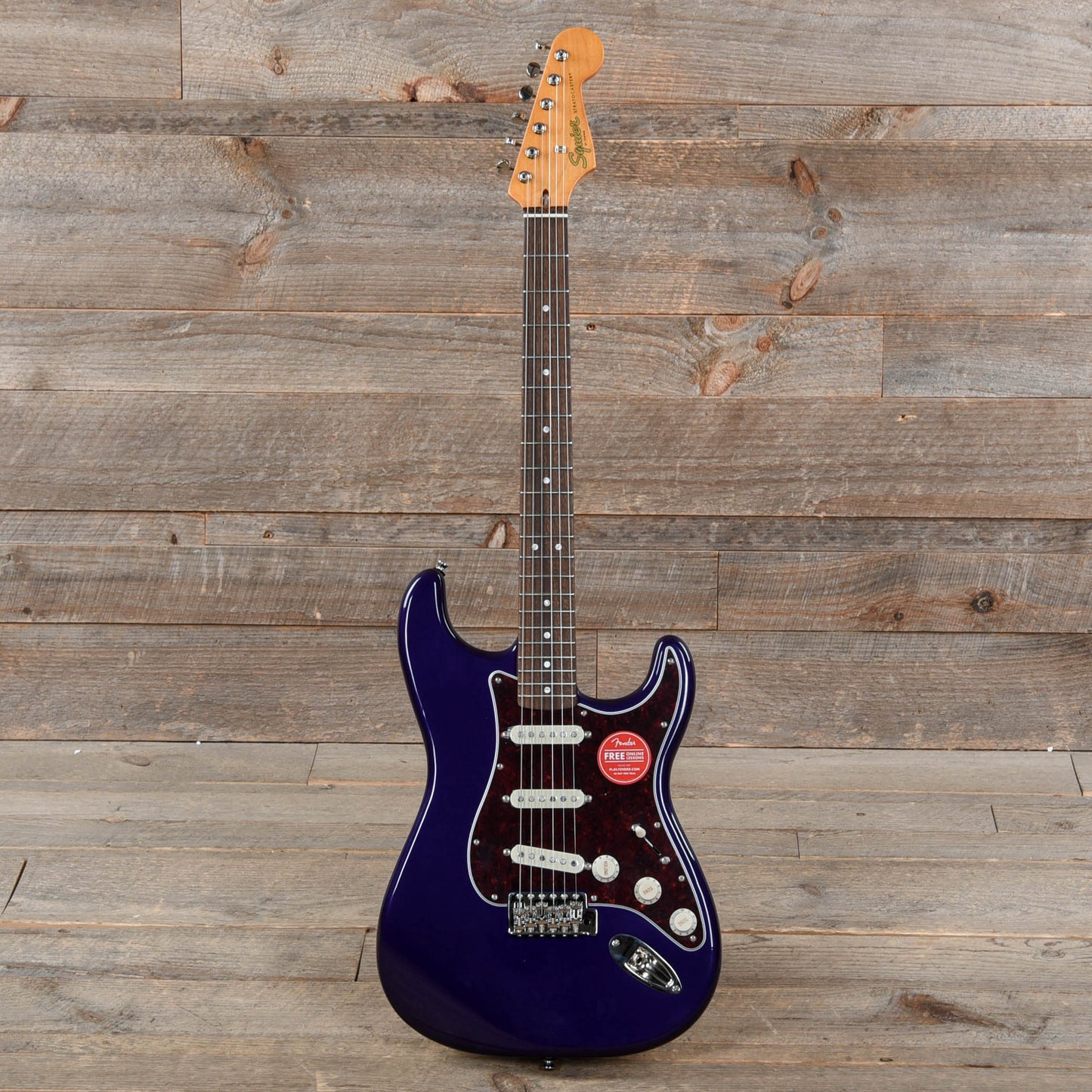Squier Classic Vibe '60s Stratocaster Purple Metallic w/4-Ply Tortoise Pickguard Electric Guitars / Solid Body