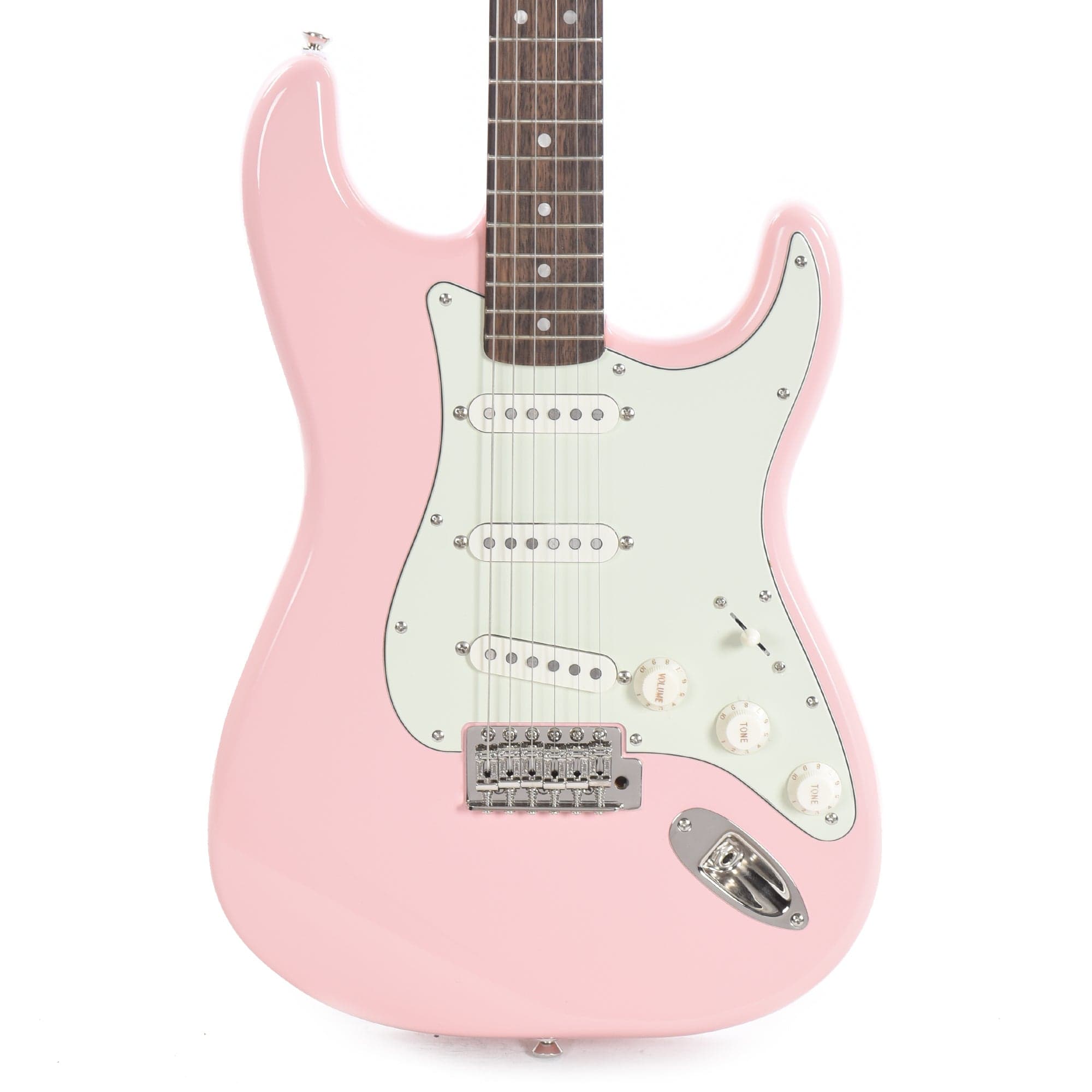 Squier Classic Vibe '60s Stratocaster Shell Pink w/Mint Pickguard Electric Guitars / Solid Body