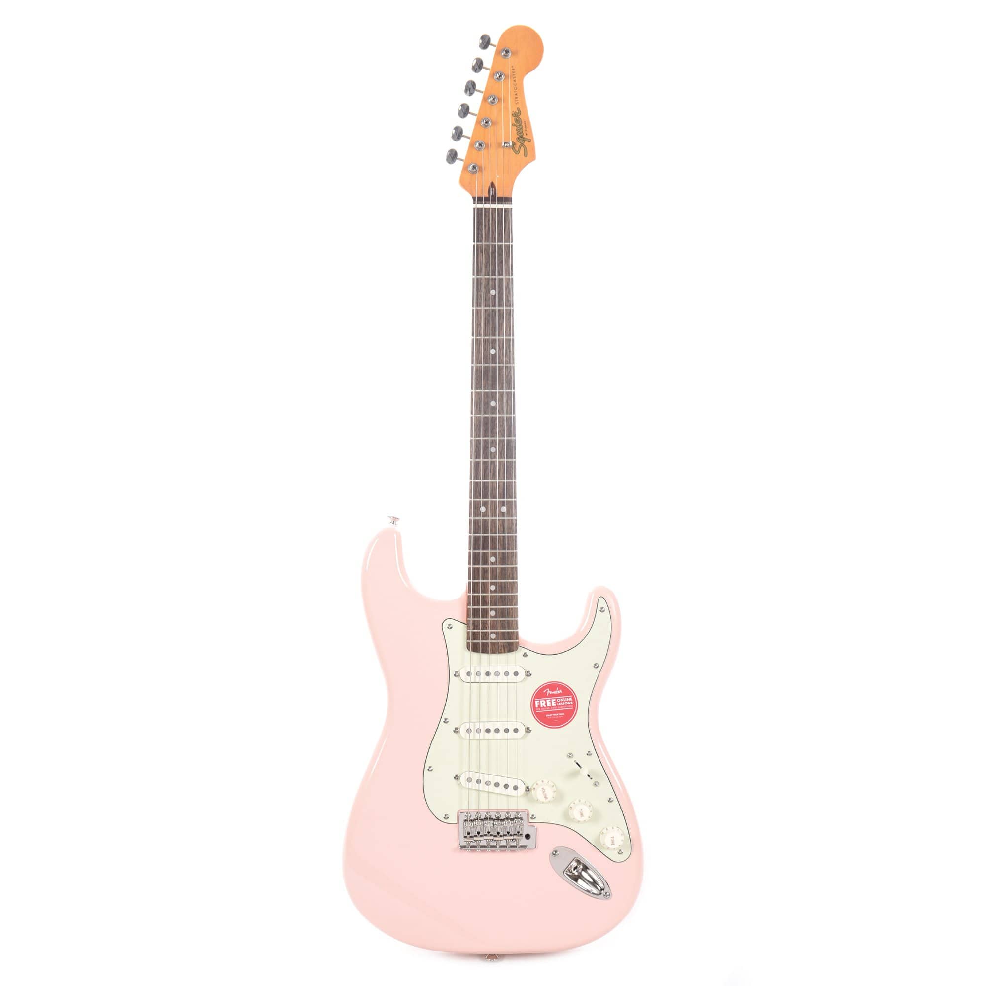 Squier Classic Vibe '60s Stratocaster Shell Pink w/Mint Pickguard Electric Guitars / Solid Body