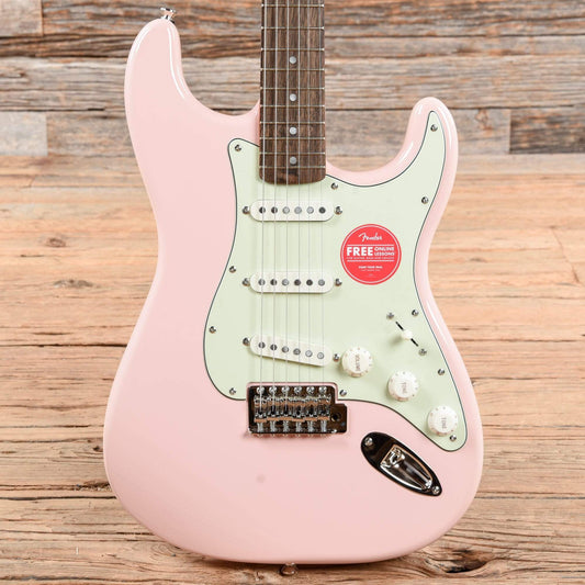 Squier Classic Vibe '60s Stratocaster Shell Pink w/Mint Pickguard Electric Guitars / Solid Body