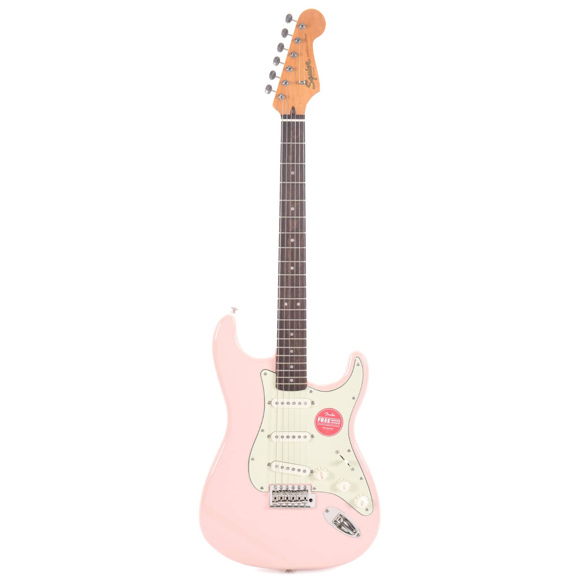 Squier Classic Vibe '60s Stratocaster Shell Pink w/Mint Pickguard Electric Guitars / Solid Body