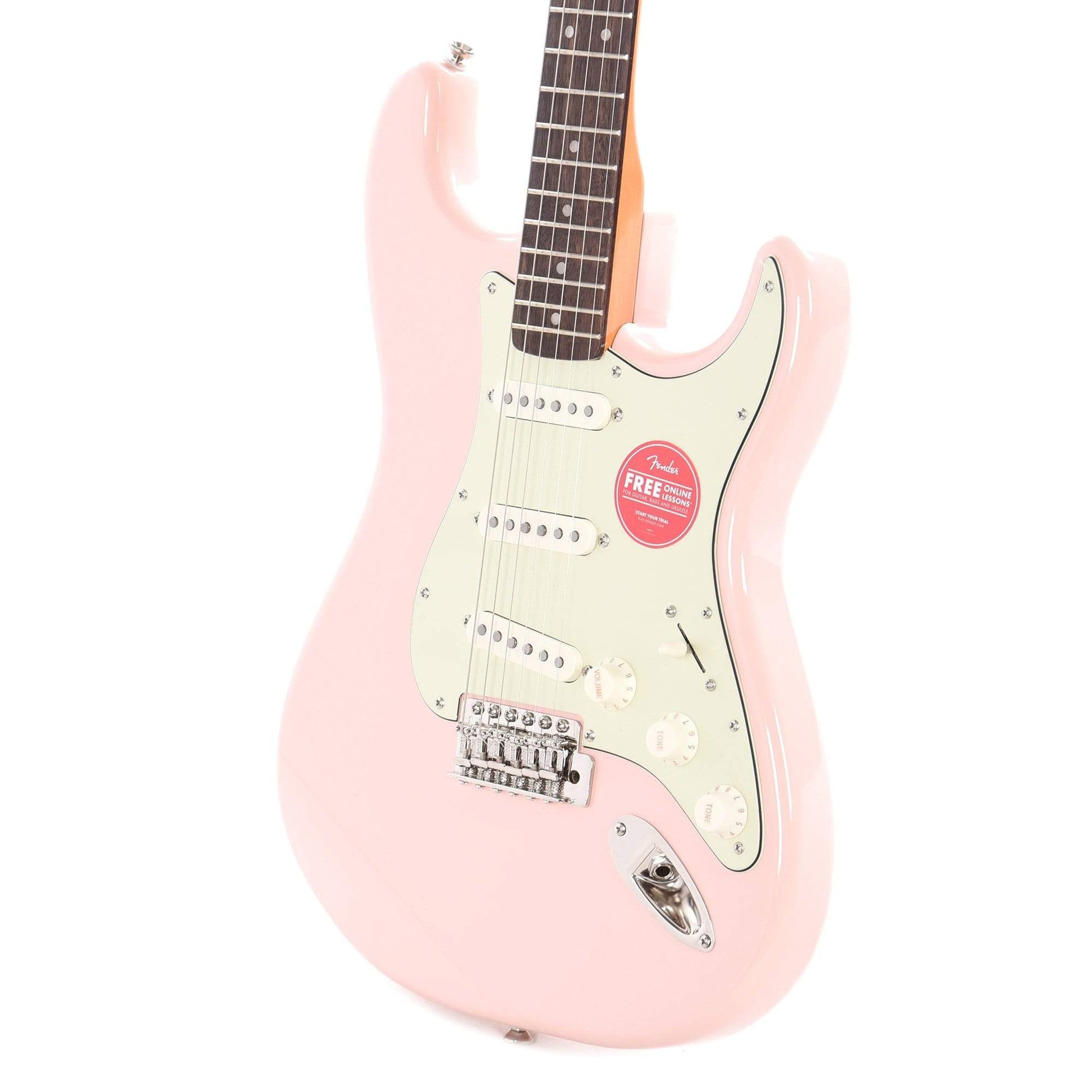 Squier Classic Vibe '60s Stratocaster Shell Pink w/Mint Pickguard Electric Guitars / Solid Body