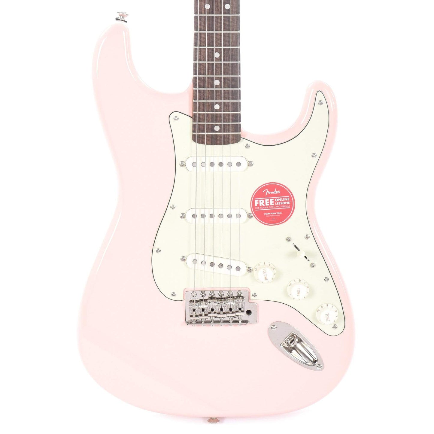 Squier Classic Vibe '60s Stratocaster Shell Pink w/Mint Pickguard Electric Guitars / Solid Body