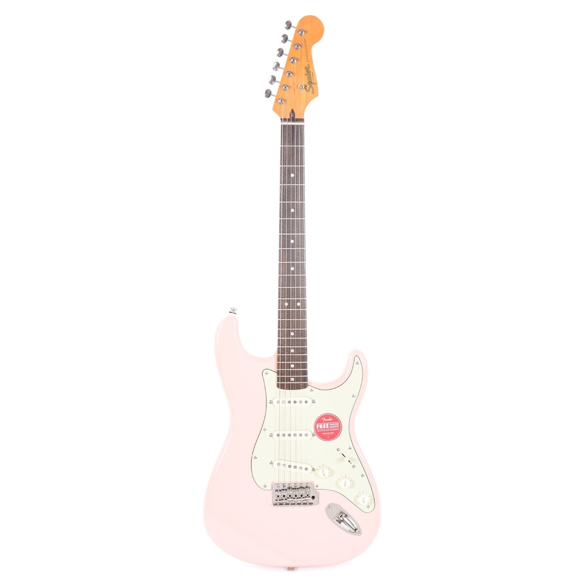 Squier Classic Vibe '60s Stratocaster Shell Pink w/Mint Pickguard Electric Guitars / Solid Body