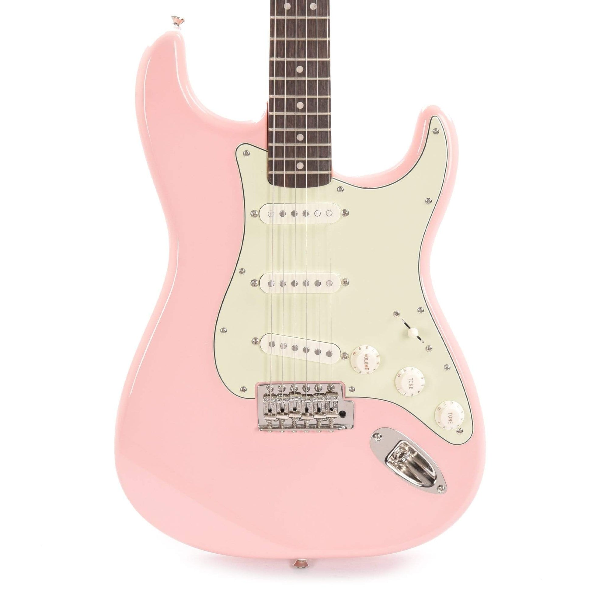 Squier Classic Vibe '60s Stratocaster Shell Pink w/Mint Pickguard Electric Guitars / Solid Body