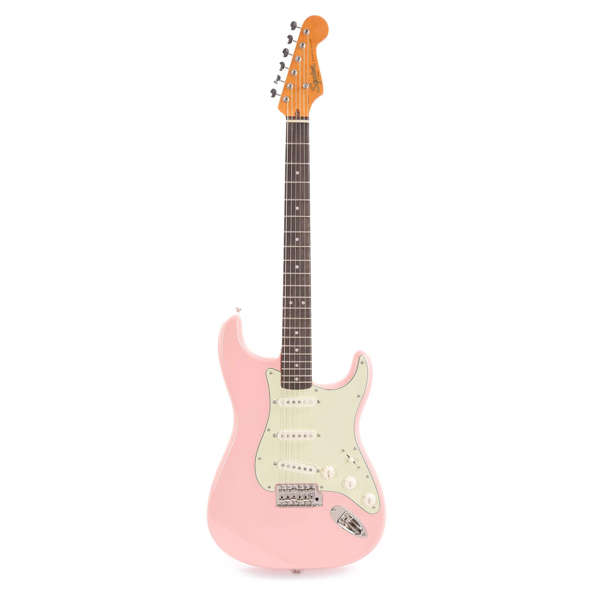 Squier Classic Vibe '60s Stratocaster Shell Pink w/Mint Pickguard Electric Guitars / Solid Body