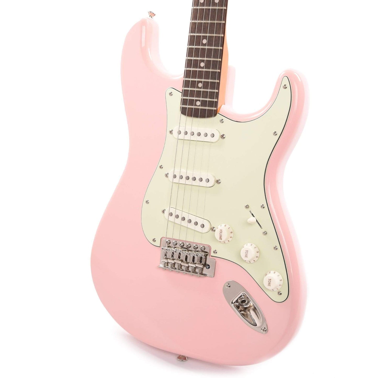 Squier Classic Vibe '60s Stratocaster Shell Pink w/Mint Pickguard Electric Guitars / Solid Body