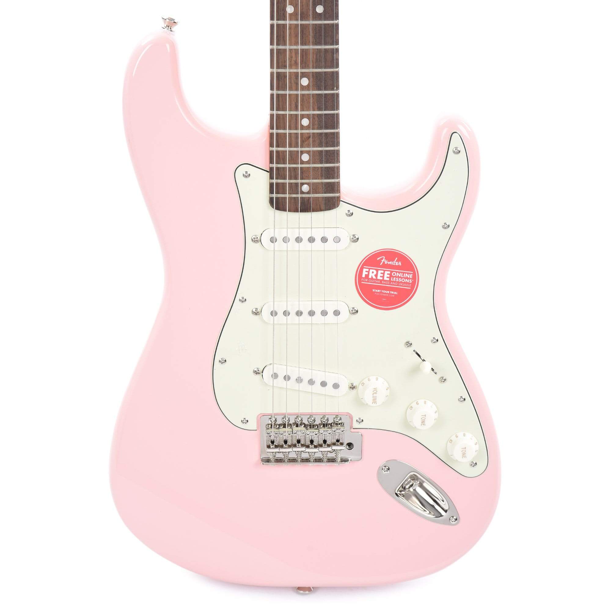Squier Classic Vibe '60s Stratocaster Shell Pink w/Mint Pickguard Electric Guitars / Solid Body