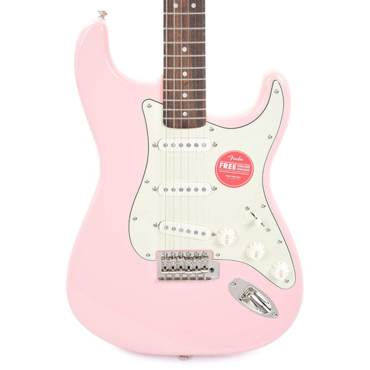 Squier Classic Vibe '60s Stratocaster Shell Pink w/Mint Pickguard Electric Guitars / Solid Body