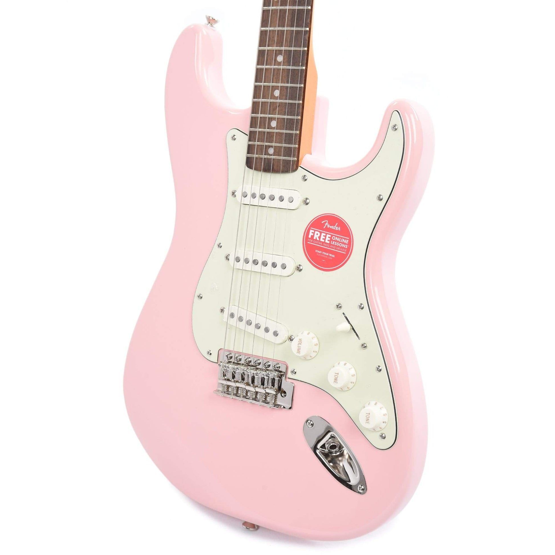 Squier Classic Vibe '60s Stratocaster Shell Pink w/Mint Pickguard Electric Guitars / Solid Body