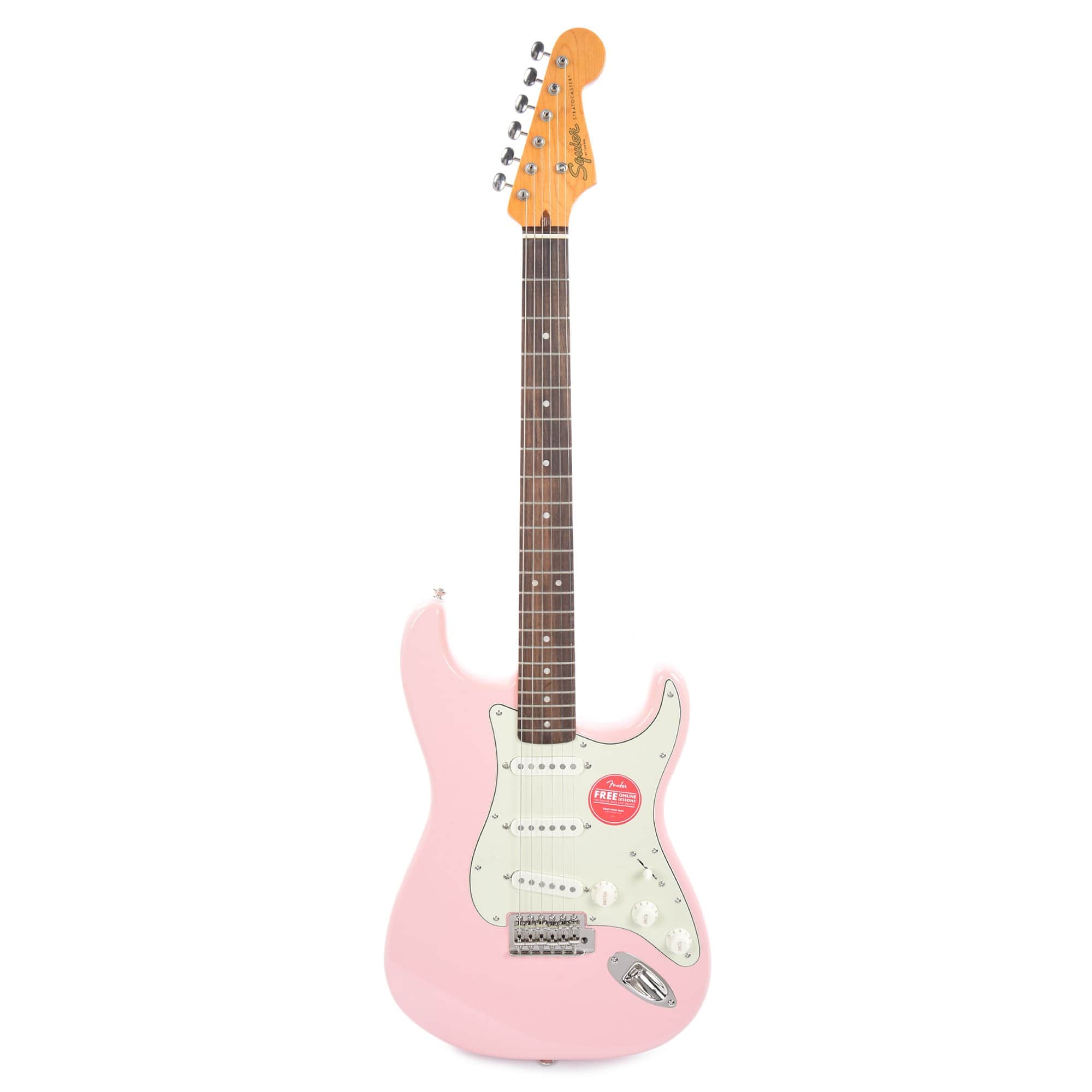 Squier Classic Vibe '60s Stratocaster Shell Pink w/Mint Pickguard Electric Guitars / Solid Body