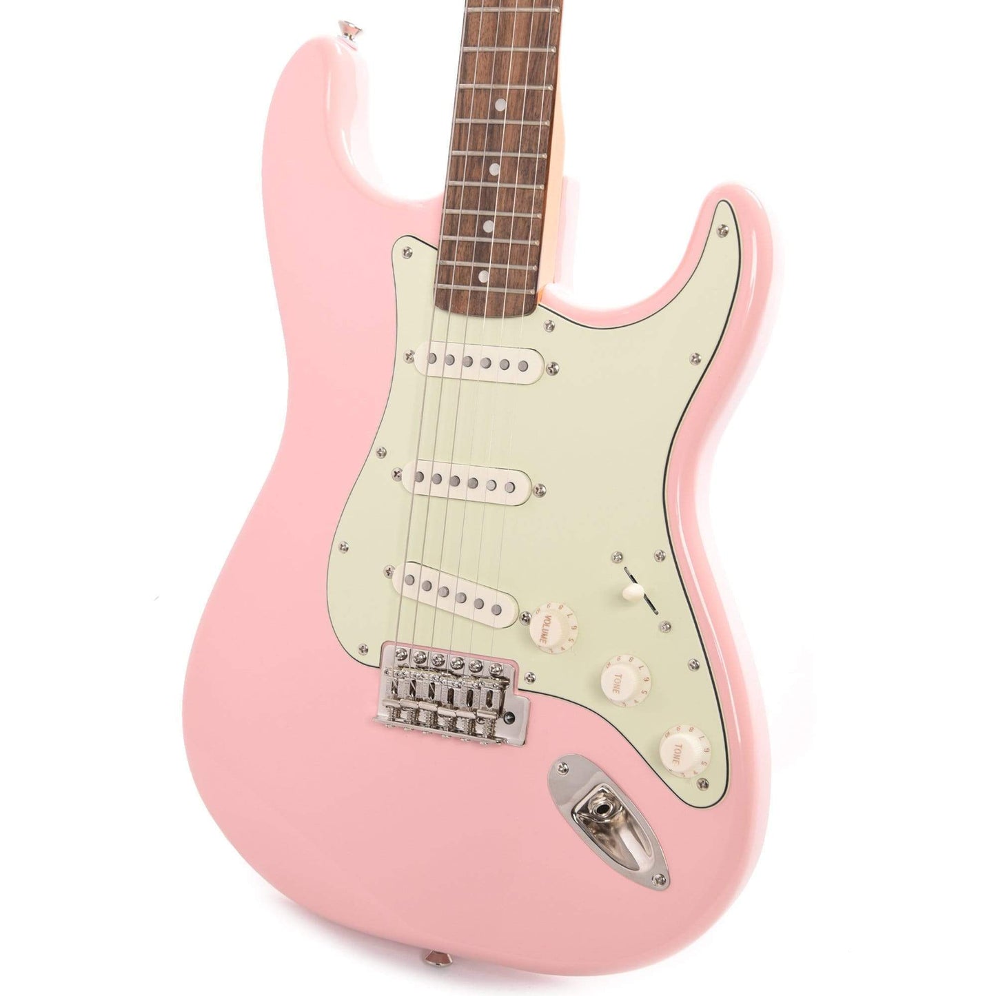 Squier Classic Vibe '60s Stratocaster Shell Pink w/Mint Pickguard Electric Guitars / Solid Body