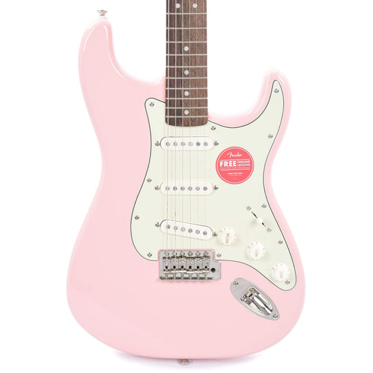 Squier Classic Vibe '60s Stratocaster Shell Pink w/Mint Pickguard Electric Guitars / Solid Body