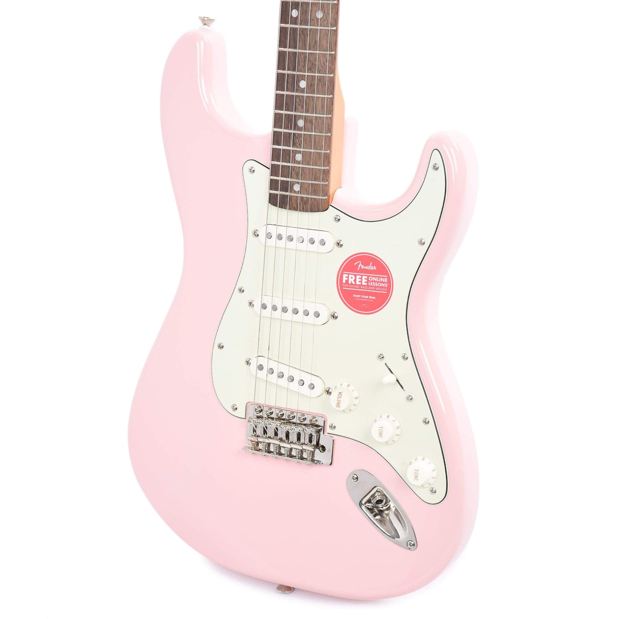 Squier Classic Vibe '60s Stratocaster Shell Pink w/Mint Pickguard Electric Guitars / Solid Body