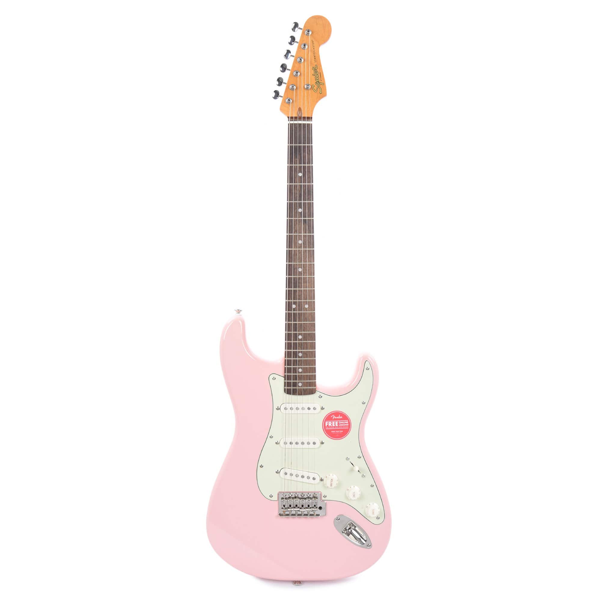 Squier Classic Vibe '60s Stratocaster Shell Pink w/Mint Pickguard Electric Guitars / Solid Body