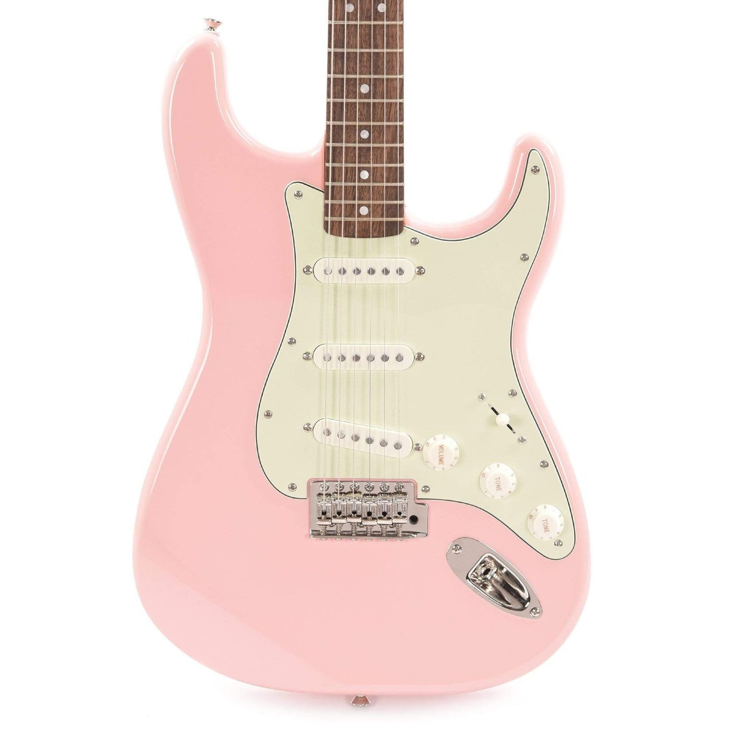 Squier Classic Vibe '60s Stratocaster Shell Pink w/Mint Pickguard Electric Guitars / Solid Body
