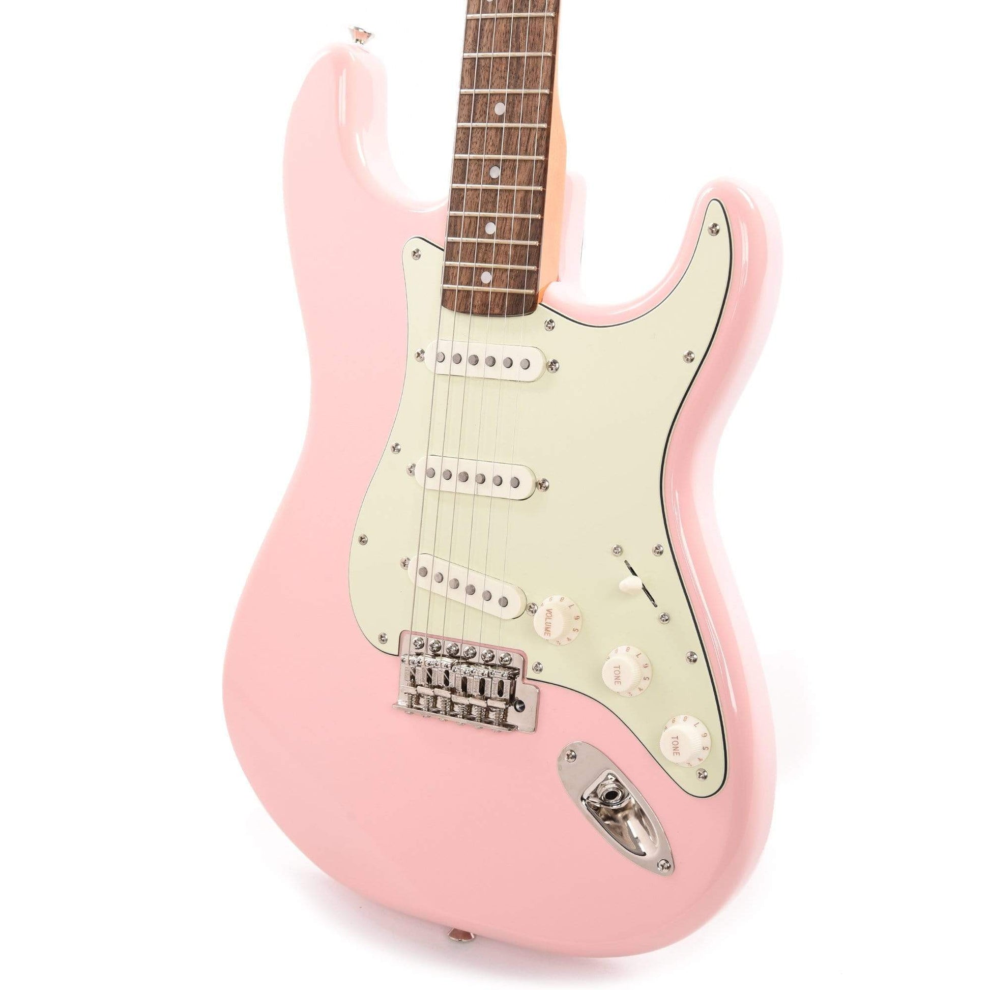Squier Classic Vibe '60s Stratocaster Shell Pink w/Mint Pickguard Electric Guitars / Solid Body