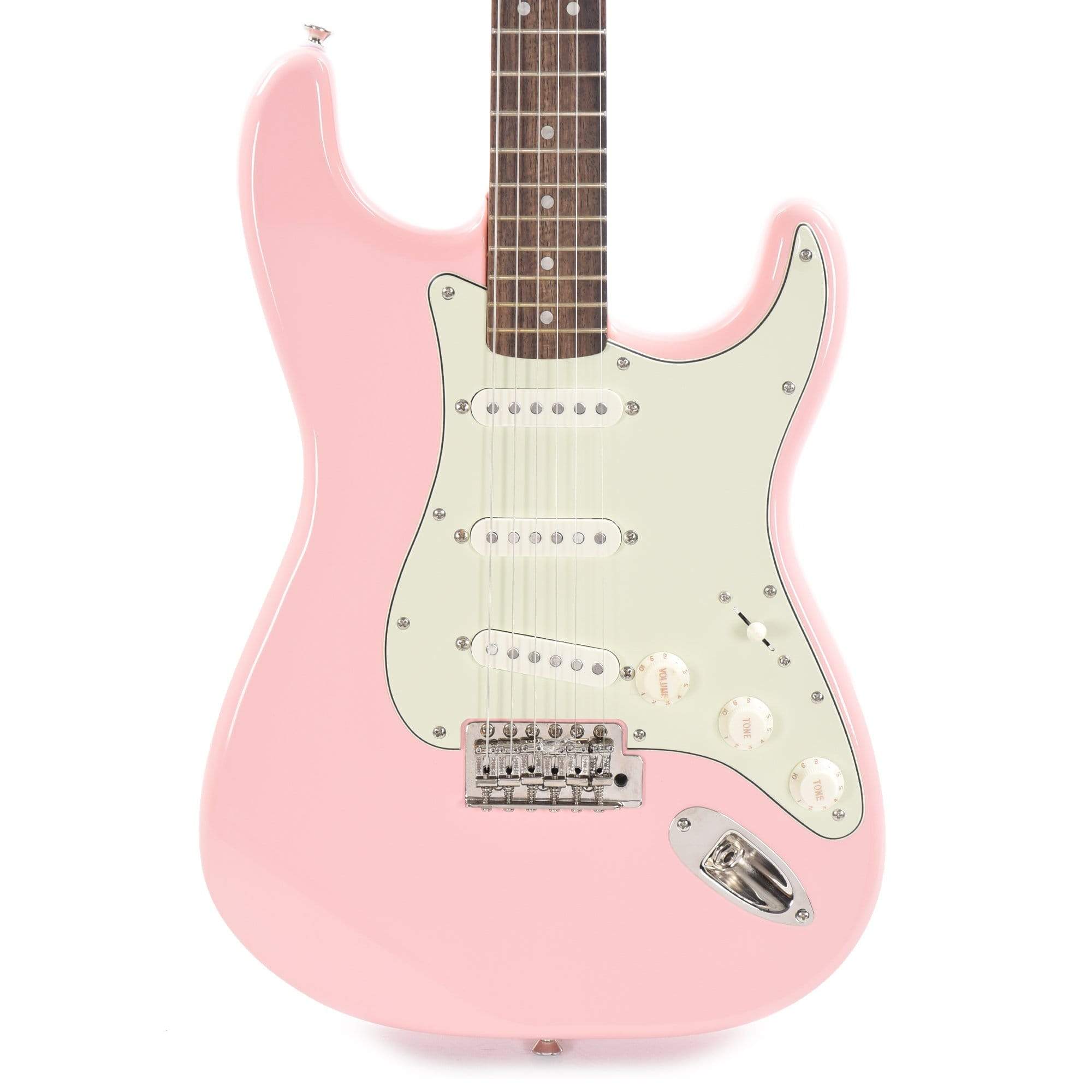 Squier Classic Vibe '60s Stratocaster Shell Pink w/Mint Pickguard Electric Guitars / Solid Body