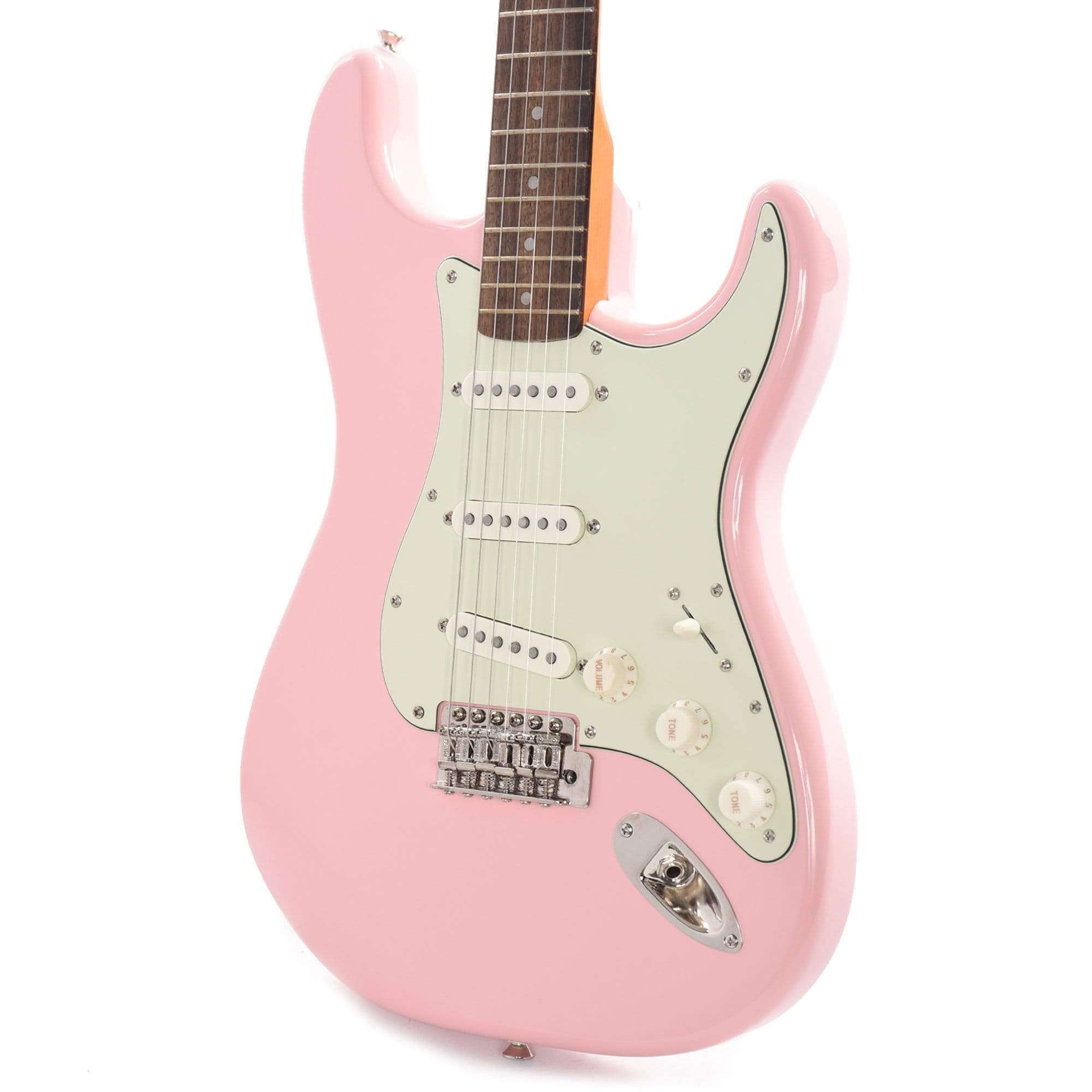 Squier Classic Vibe '60s Stratocaster Shell Pink w/Mint Pickguard Electric Guitars / Solid Body