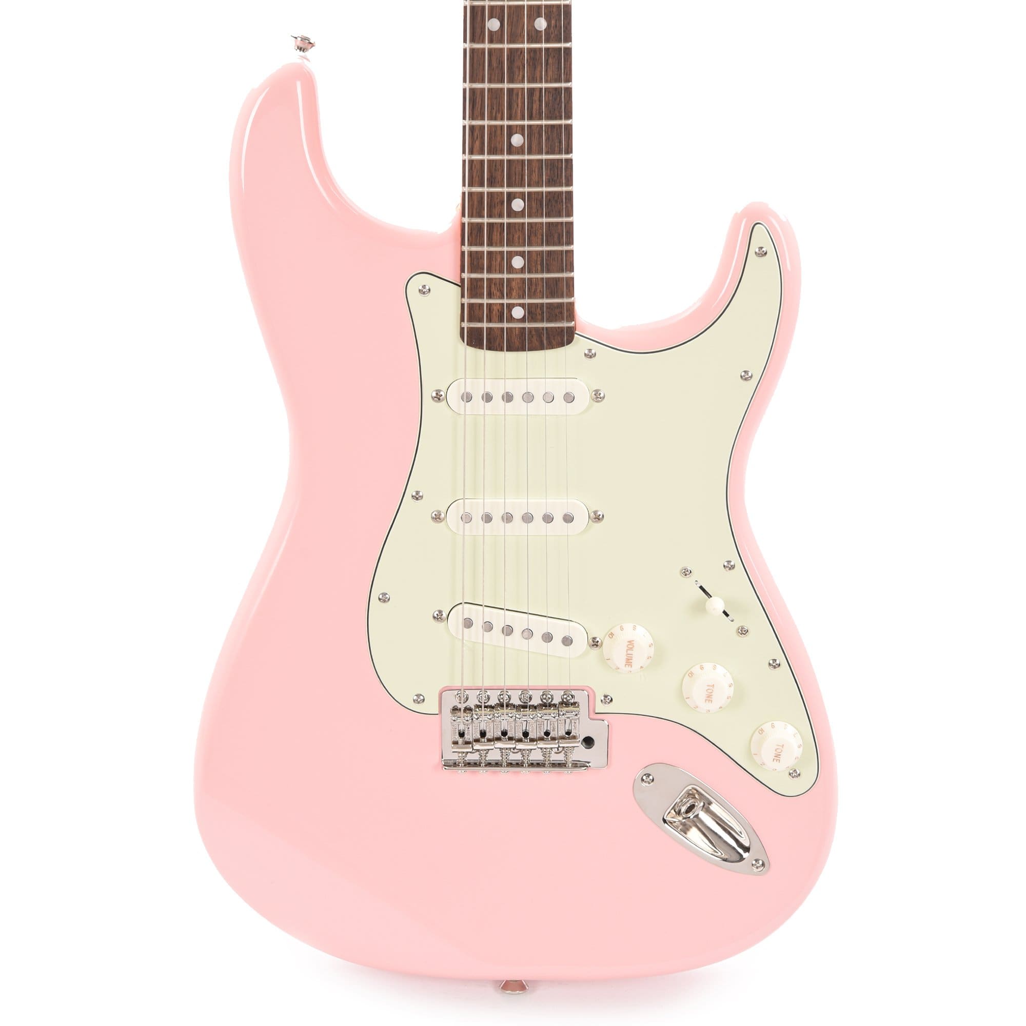 Squier Classic Vibe '60s Stratocaster Shell Pink w/Mint Pickguard Electric Guitars / Solid Body
