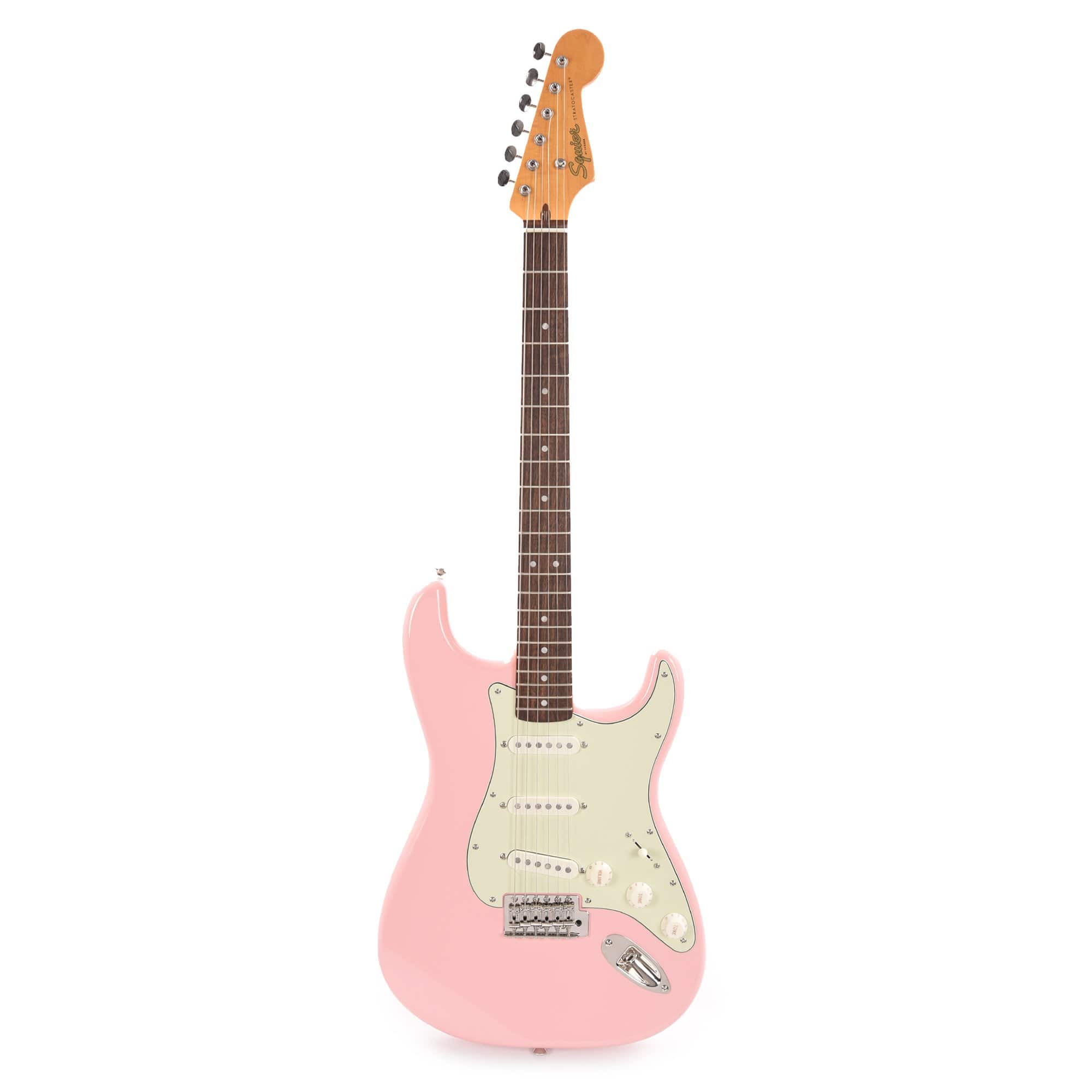 Squier Classic Vibe '60s Stratocaster Shell Pink w/Mint Pickguard Electric Guitars / Solid Body