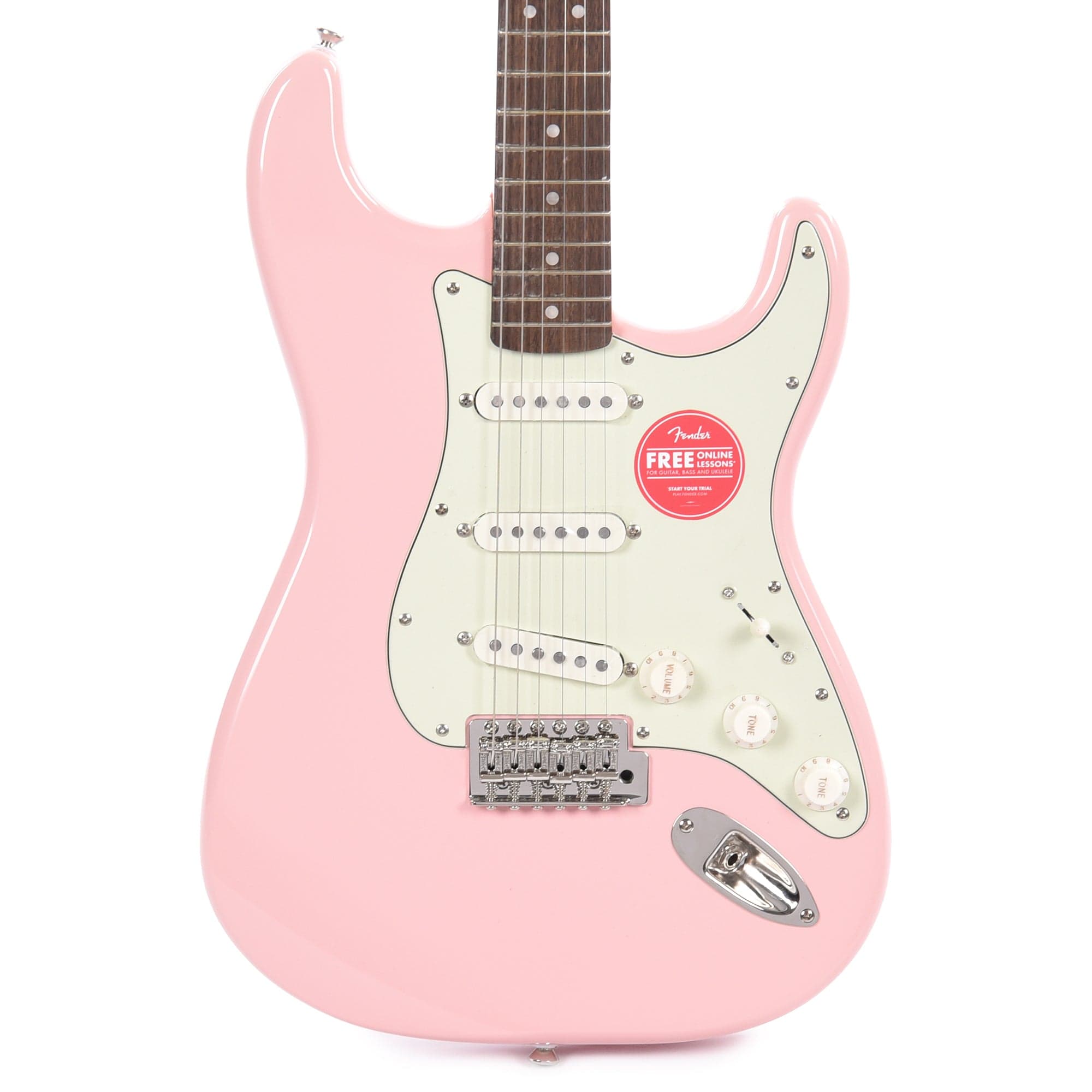 Squier Classic Vibe '60s Stratocaster Shell Pink w/Mint Pickguard Electric Guitars / Solid Body