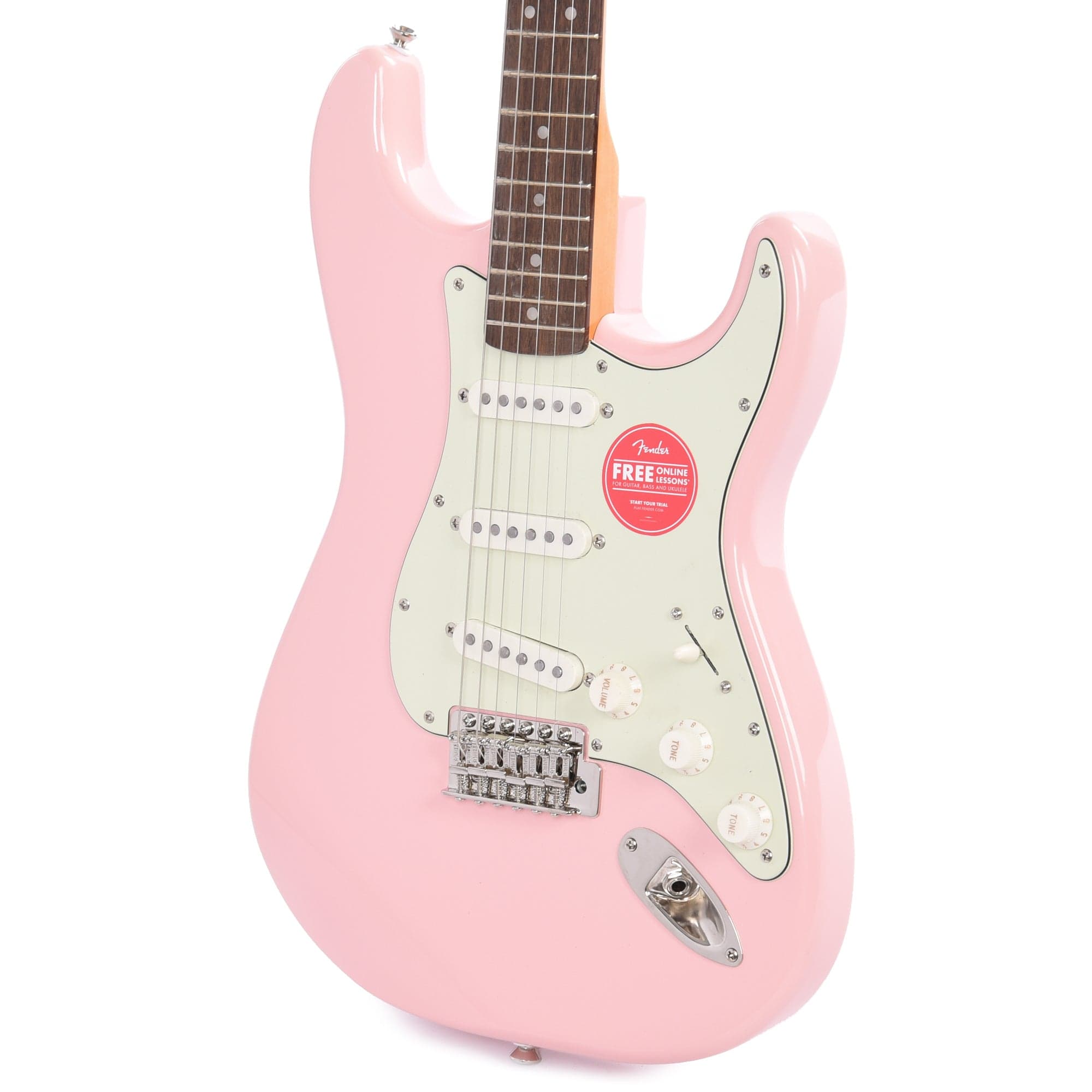Squier Classic Vibe '60s Stratocaster Shell Pink w/Mint Pickguard Electric Guitars / Solid Body