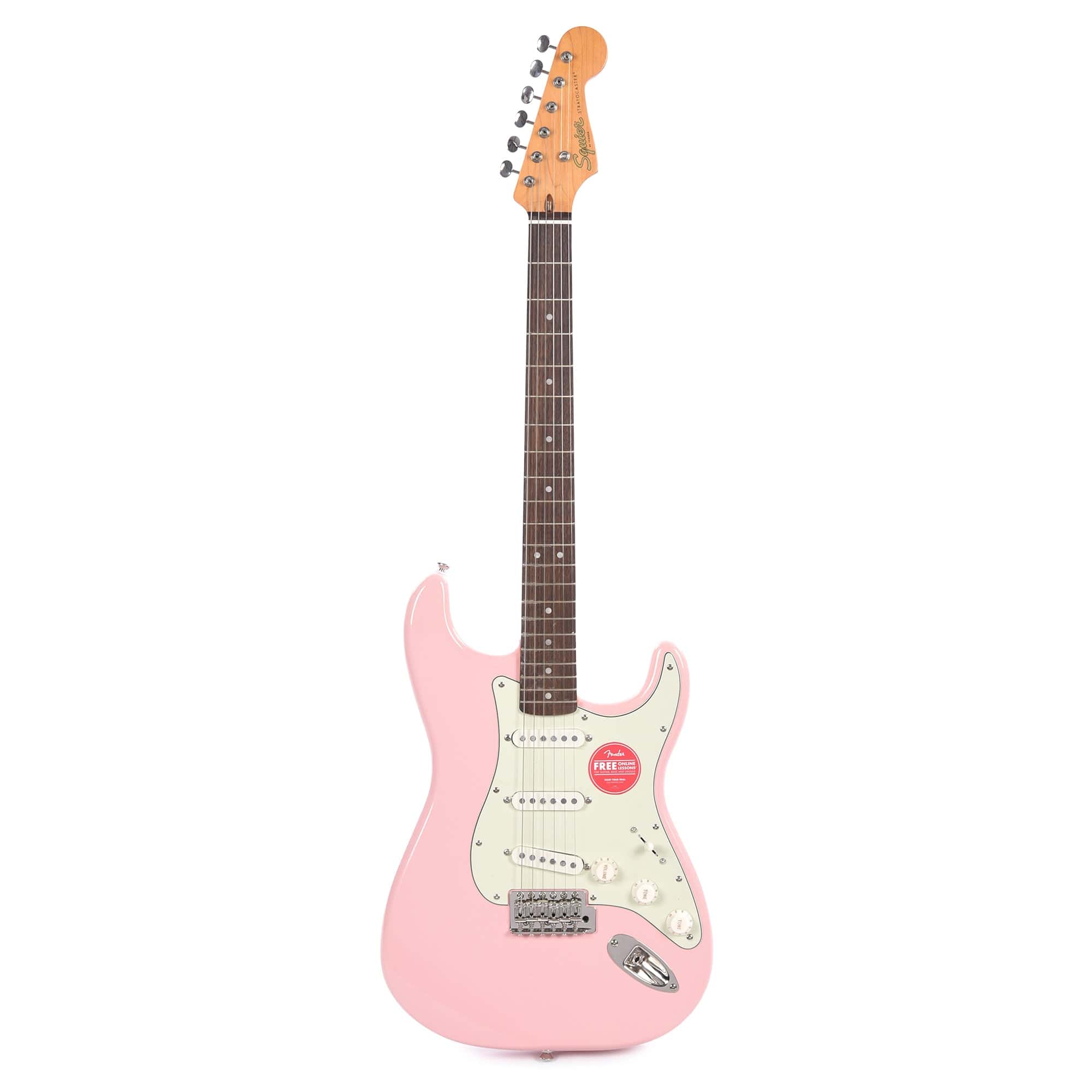 Squier Classic Vibe '60s Stratocaster Shell Pink w/Mint Pickguard Electric Guitars / Solid Body