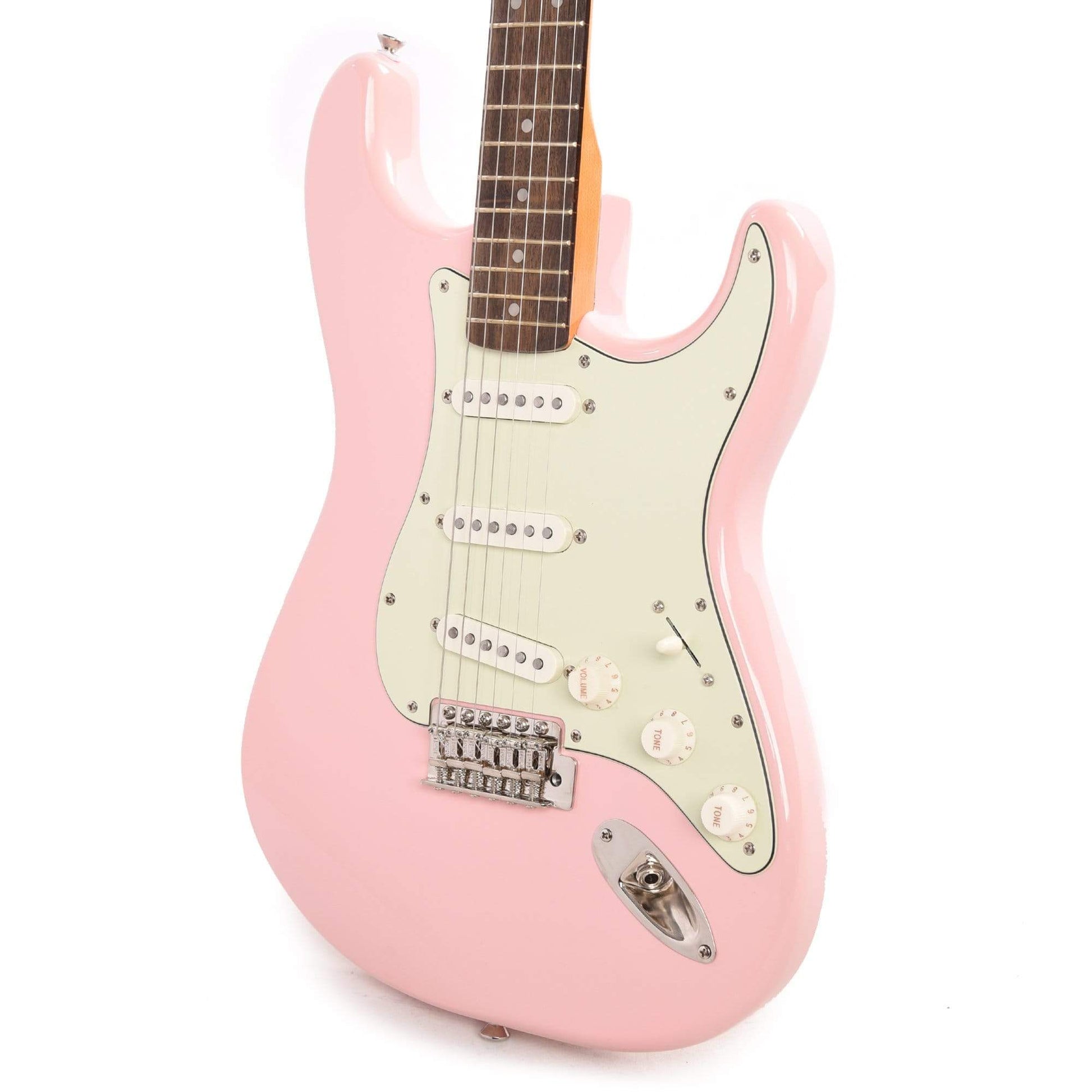 Squier Classic Vibe '60s Stratocaster Shell Pink w/Mint Pickguard Electric Guitars / Solid Body