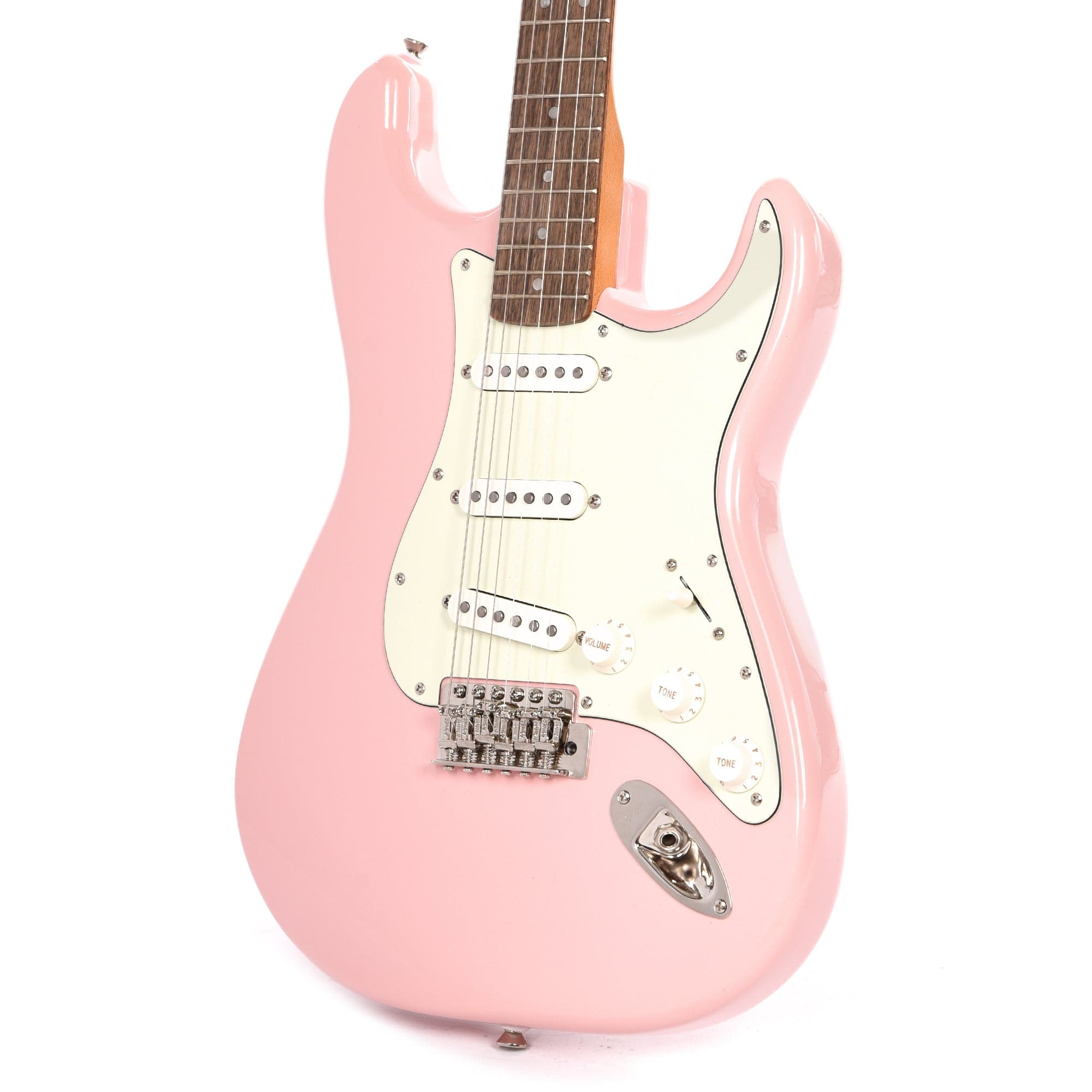 Squier Classic Vibe '60s Stratocaster Shell Pink w/Mint Pickguard Electric Guitars / Solid Body