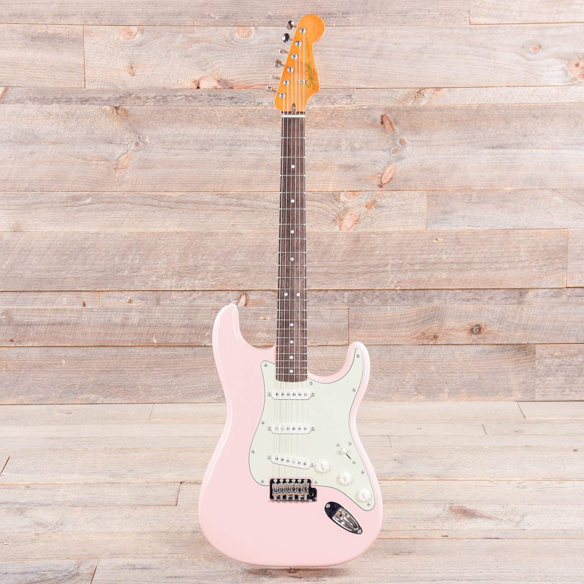Squier Classic Vibe '60s Stratocaster Shell Pink w/Mint Pickguard Electric Guitars / Solid Body