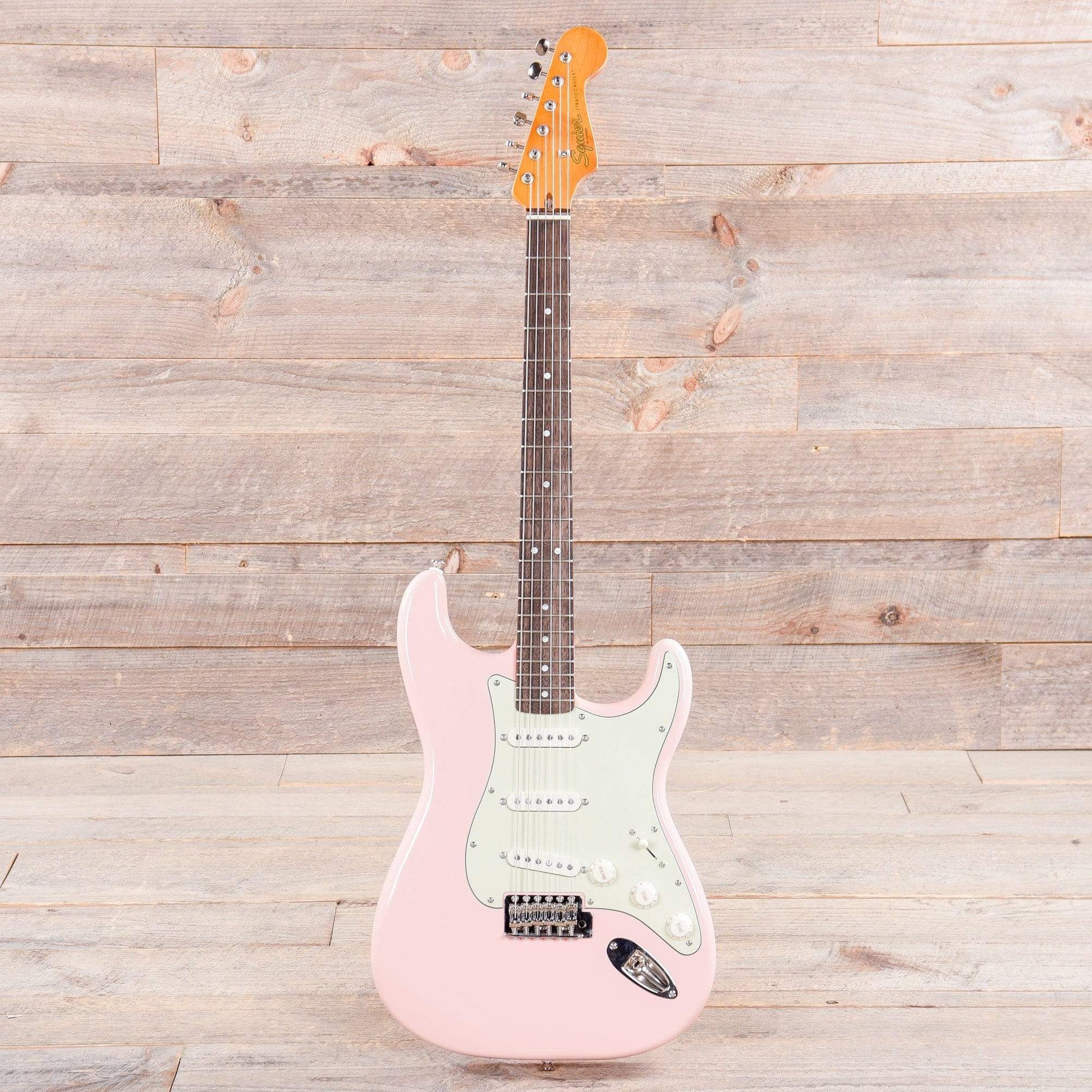 Squier Classic Vibe '60s Stratocaster Shell Pink w/Mint Pickguard Electric Guitars / Solid Body