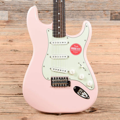 Squier Classic Vibe '60s Stratocaster Shell Pink w/Mint Pickguard Electric Guitars / Solid Body