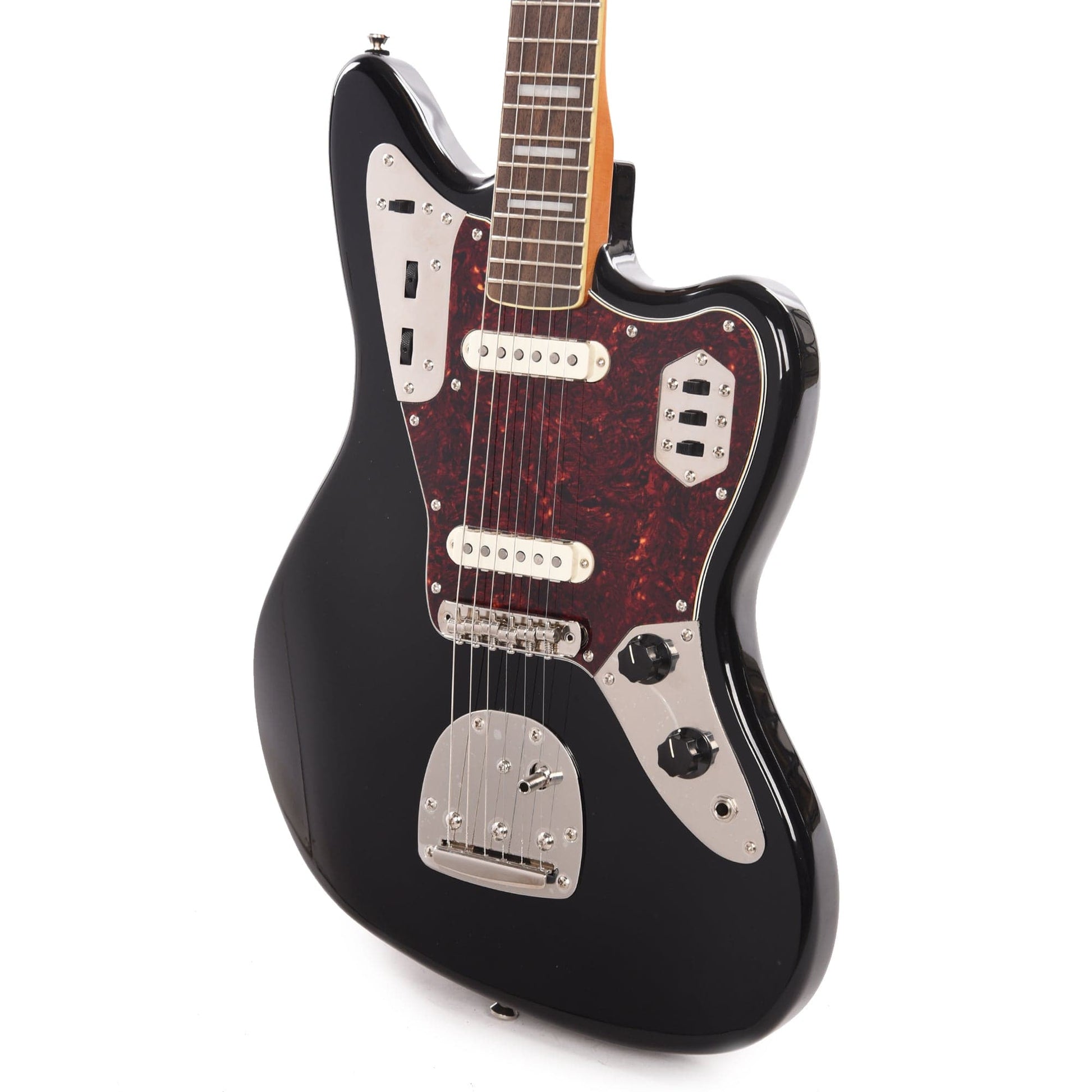 Squier Classic Vibe 70s Jaguar Black Electric Guitars / Solid Body
