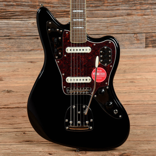 Squier Classic Vibe 70s Jaguar Black Electric Guitars / Solid Body