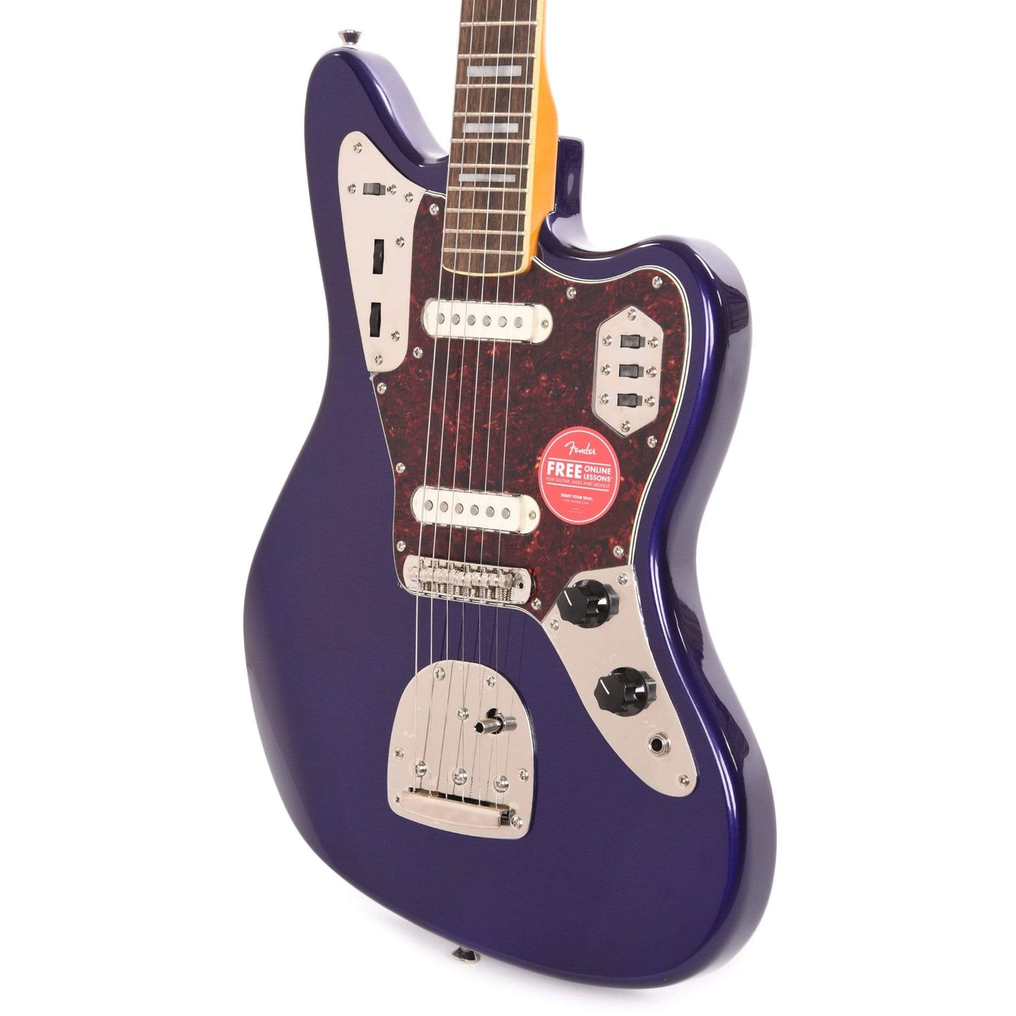 Squier Classic Vibe '70s Jaguar Purple Metallic w/4-Ply Tortoise Pickguard Electric Guitars / Solid Body