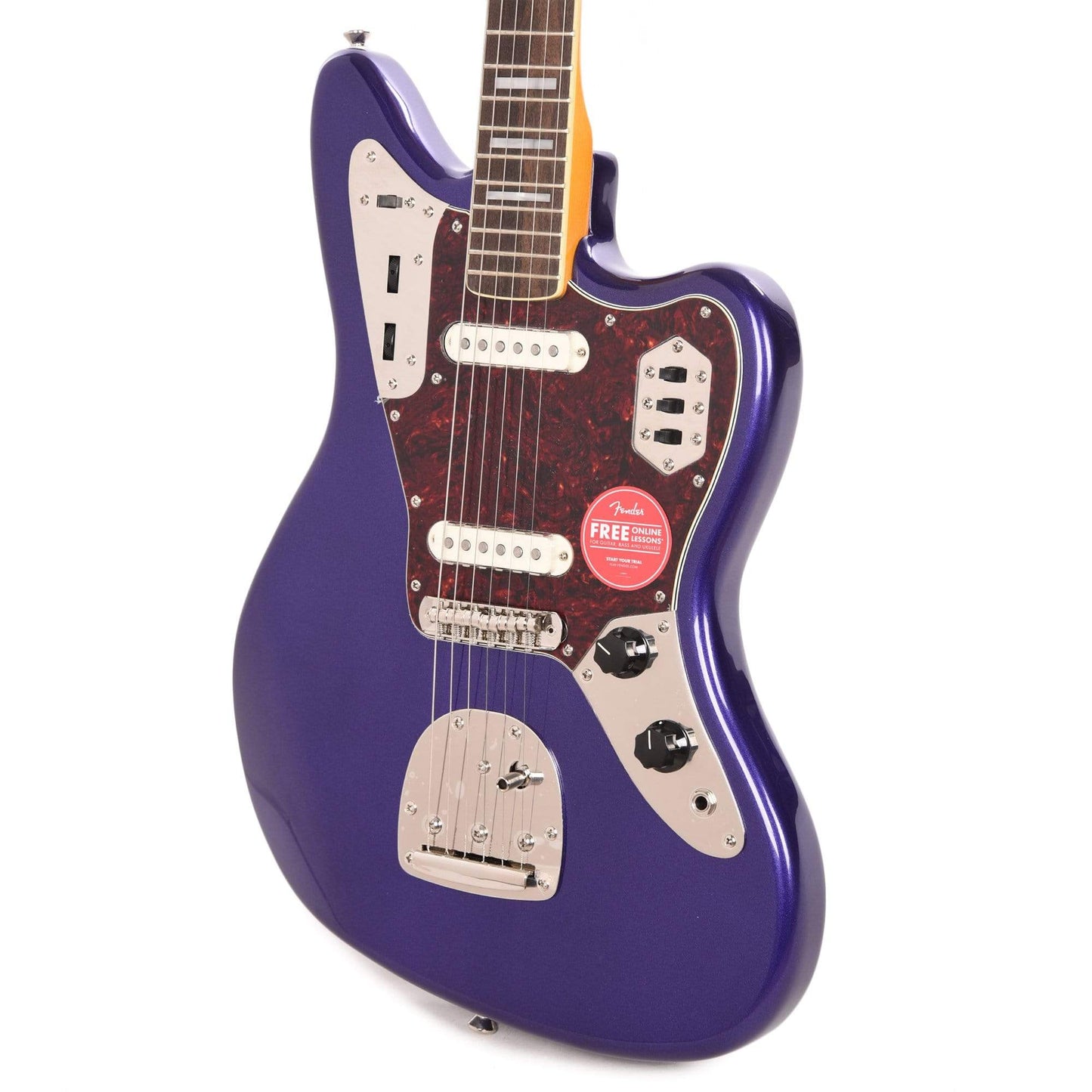 Squier Classic Vibe '70s Jaguar Purple Metallic w/4-Ply Tortoise Pickguard Electric Guitars / Solid Body