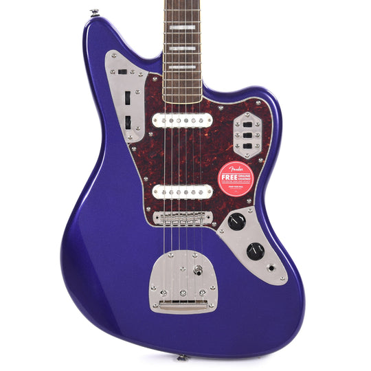 Squier Classic Vibe '70s Jaguar Purple Metallic w/4-Ply Tortoise Pickguard Electric Guitars / Solid Body